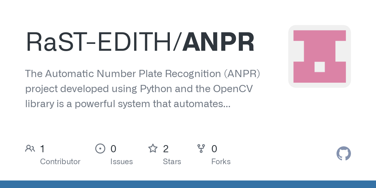 The Automatic Number Plate Recognition (ANPR) project developed using Python and the OpenCV library is a powerful system that automates the detection and recognition of vehicle license plates. ANPR technology plays a crucial role in various applications such as traffic monitoring, toll collection, parking management, and law enforcement.