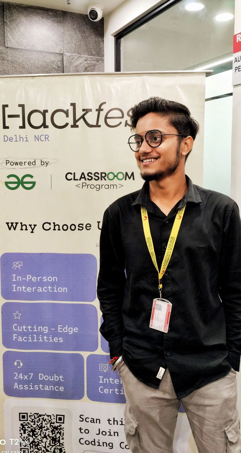 Amrit Raj Rajput on LinkedIn: #gfghackfest #gfg #hackfest #hackathon #geeksforgeeks #hackathonsuccess… | 14 comments