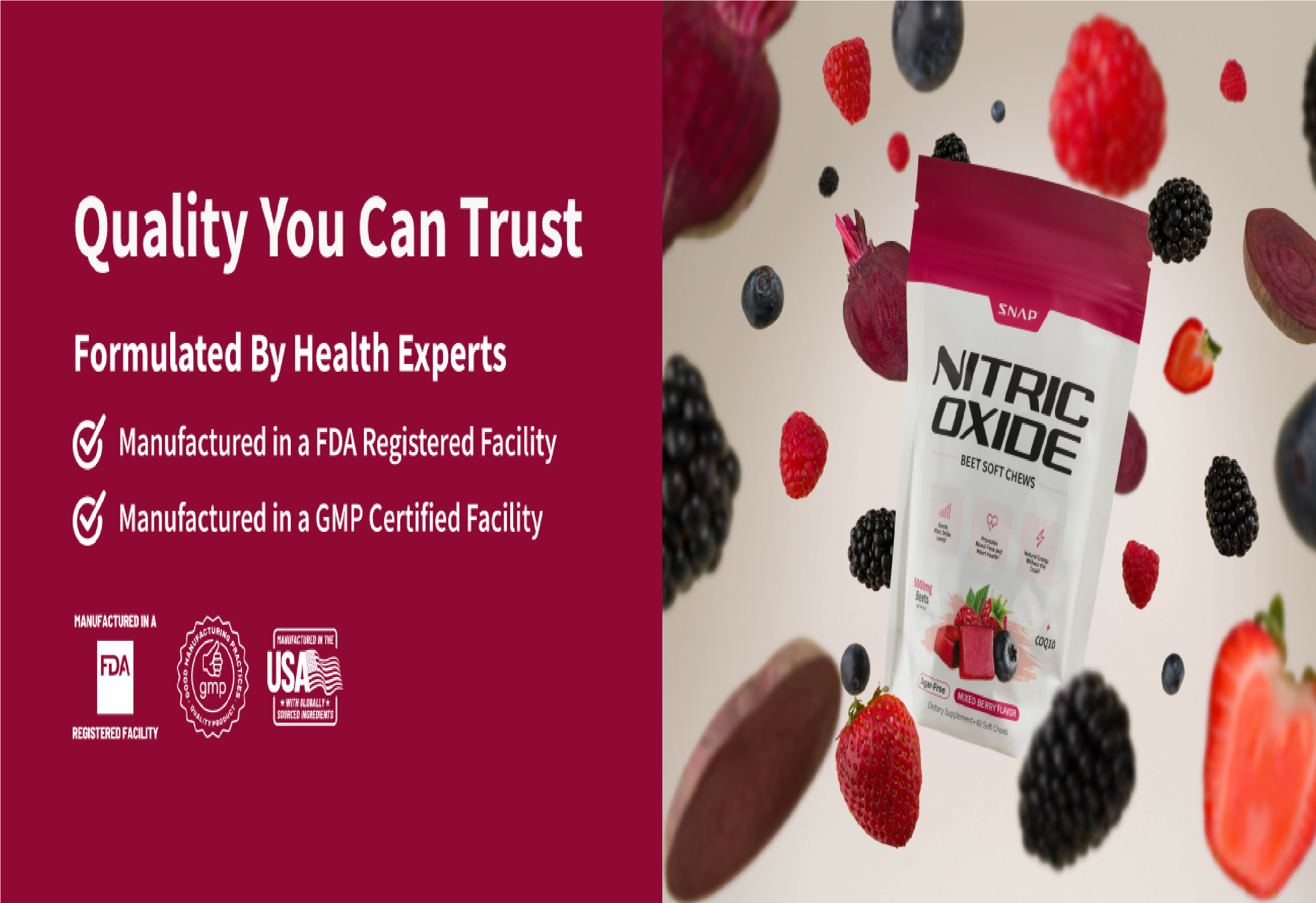 Nitric Oxide Beet Soft Chews 