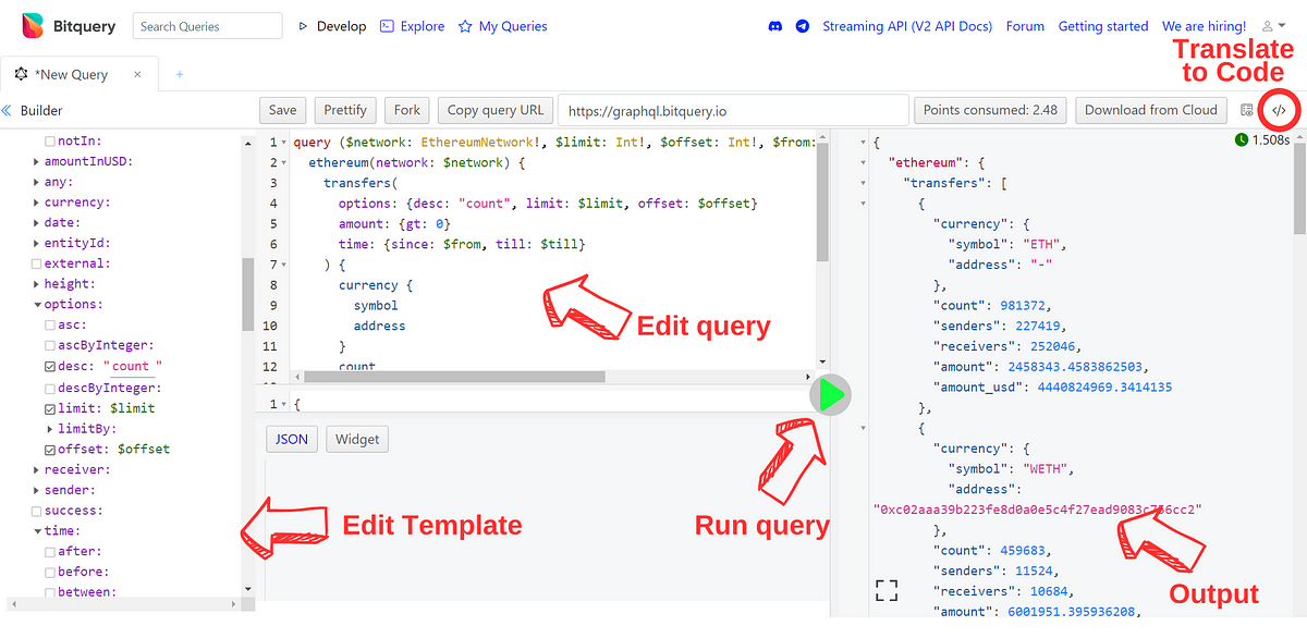 How to use Bitquery Explorer and API for Cryptocurrency Data Analysis (ft. Jupyter Notebook)