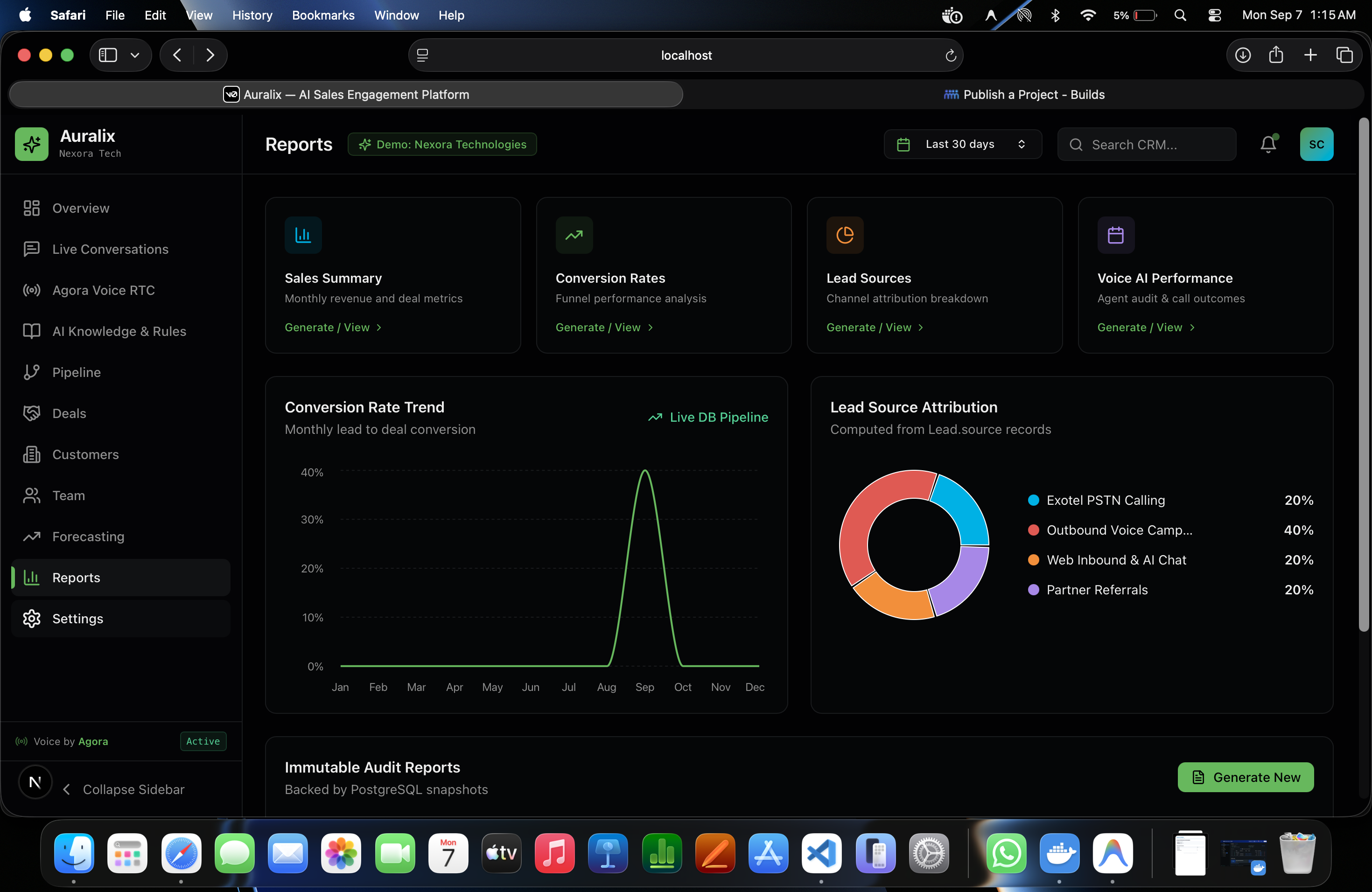 Auralix — AI-Powered Voice Sales & Customer Engagement Platform