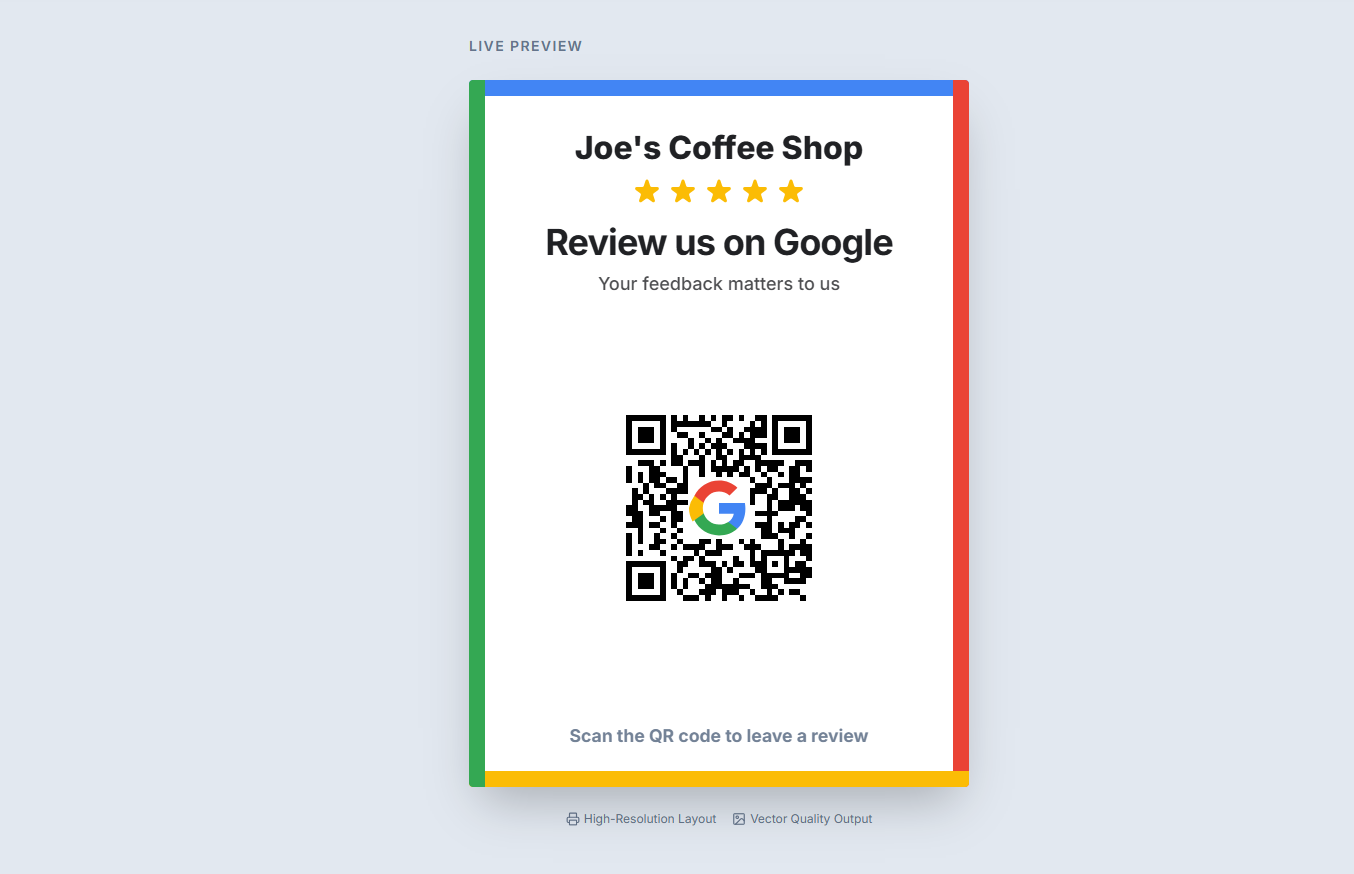 ReviewQR-Pro ReviewQR-Pro