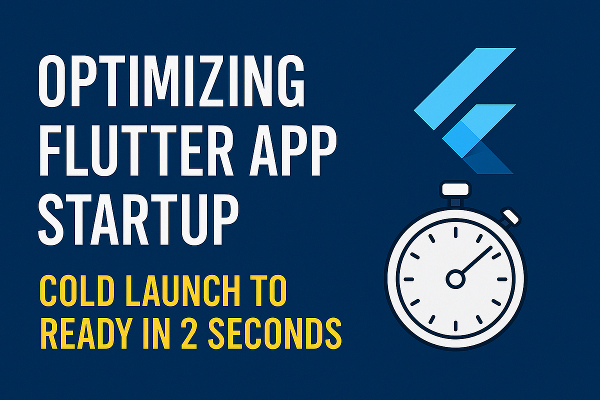 Optimizing Flutter App Startup: Cold Launch to Ready in 2 Seconds