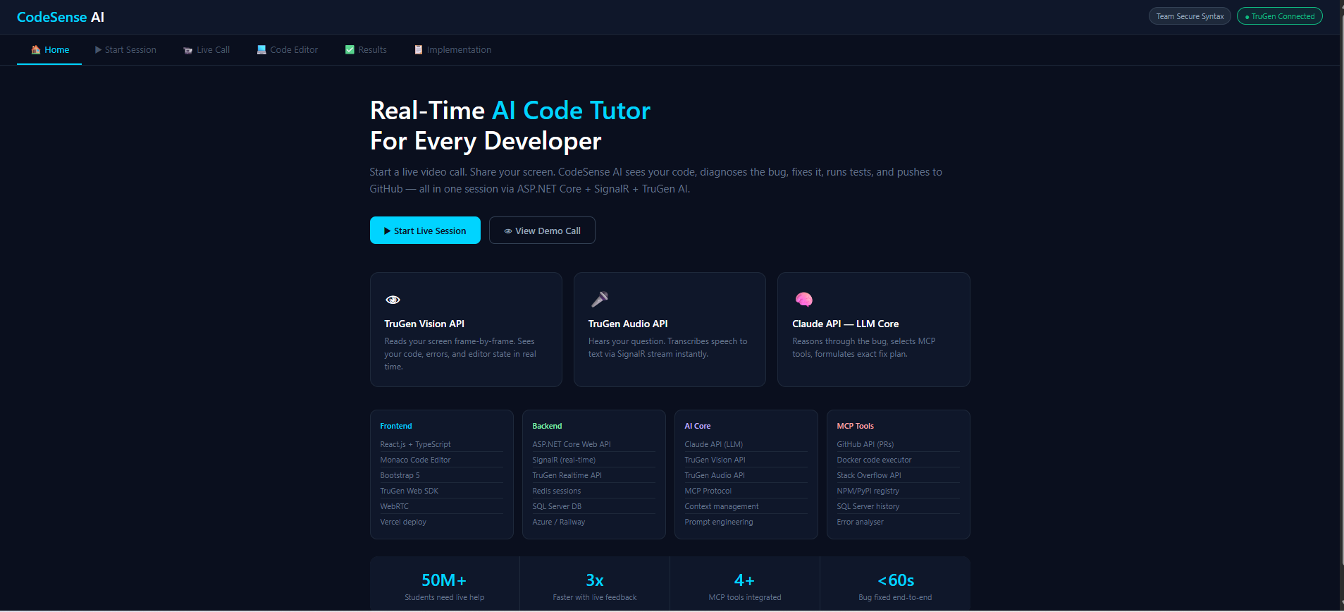 CodeSense AI - Real Time AI Code Tutor Agent CodeSense AI - Real Time AI Code Tutor Agent