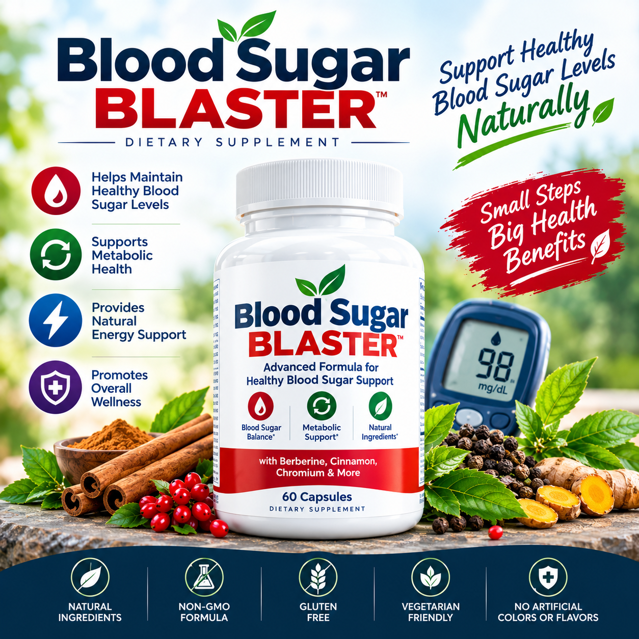 Blood Sugar Blaster Formula – Support Healthy Glucose Metabolism