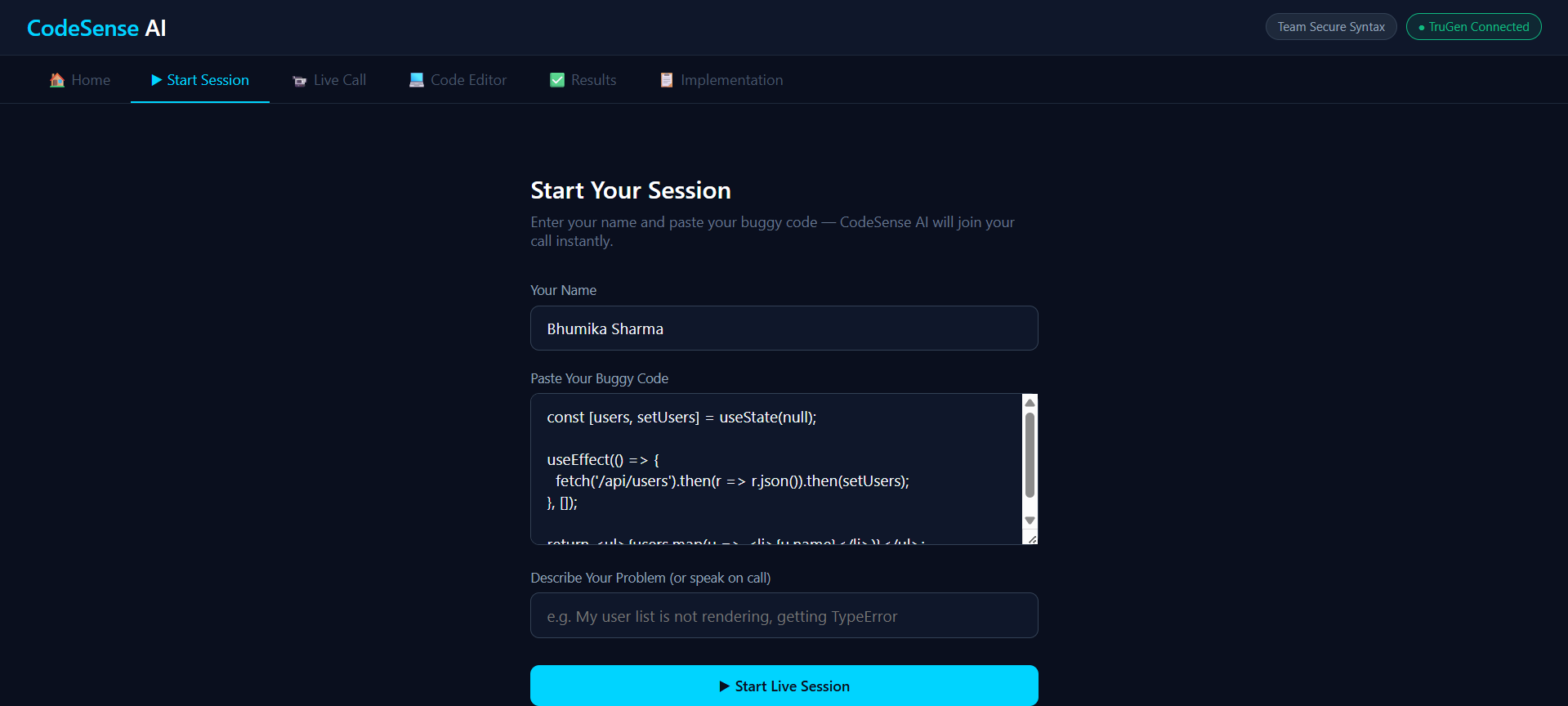 CodeSense AI - Real Time AI Code Tutor Agent CodeSense AI - Real Time AI Code Tutor Agent