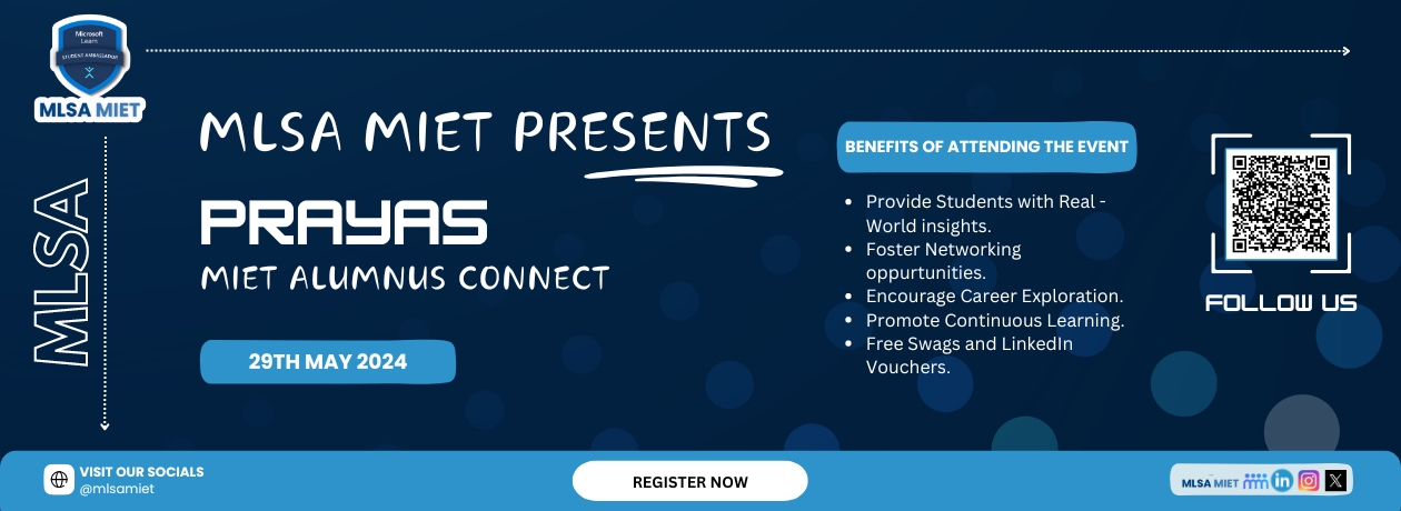 PRAYAS : MIET Alumnus Connect