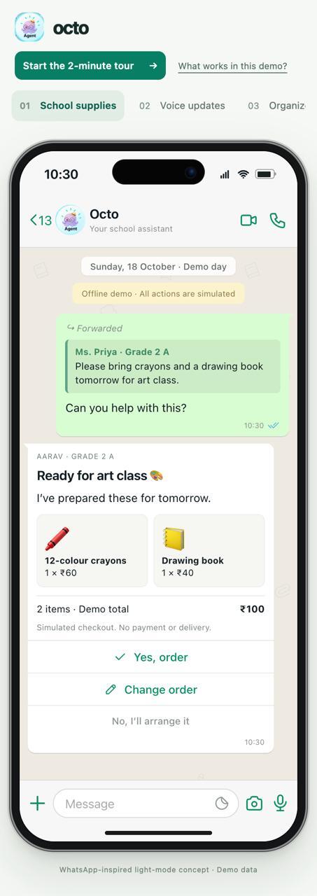 Octo: The Intelligence Layer for Your School and University Communities