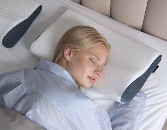 Derila Ergo Pillow Canada – Memory Foam Cervical Support Pillow with Cooling Cover for Better Posture & Comfort