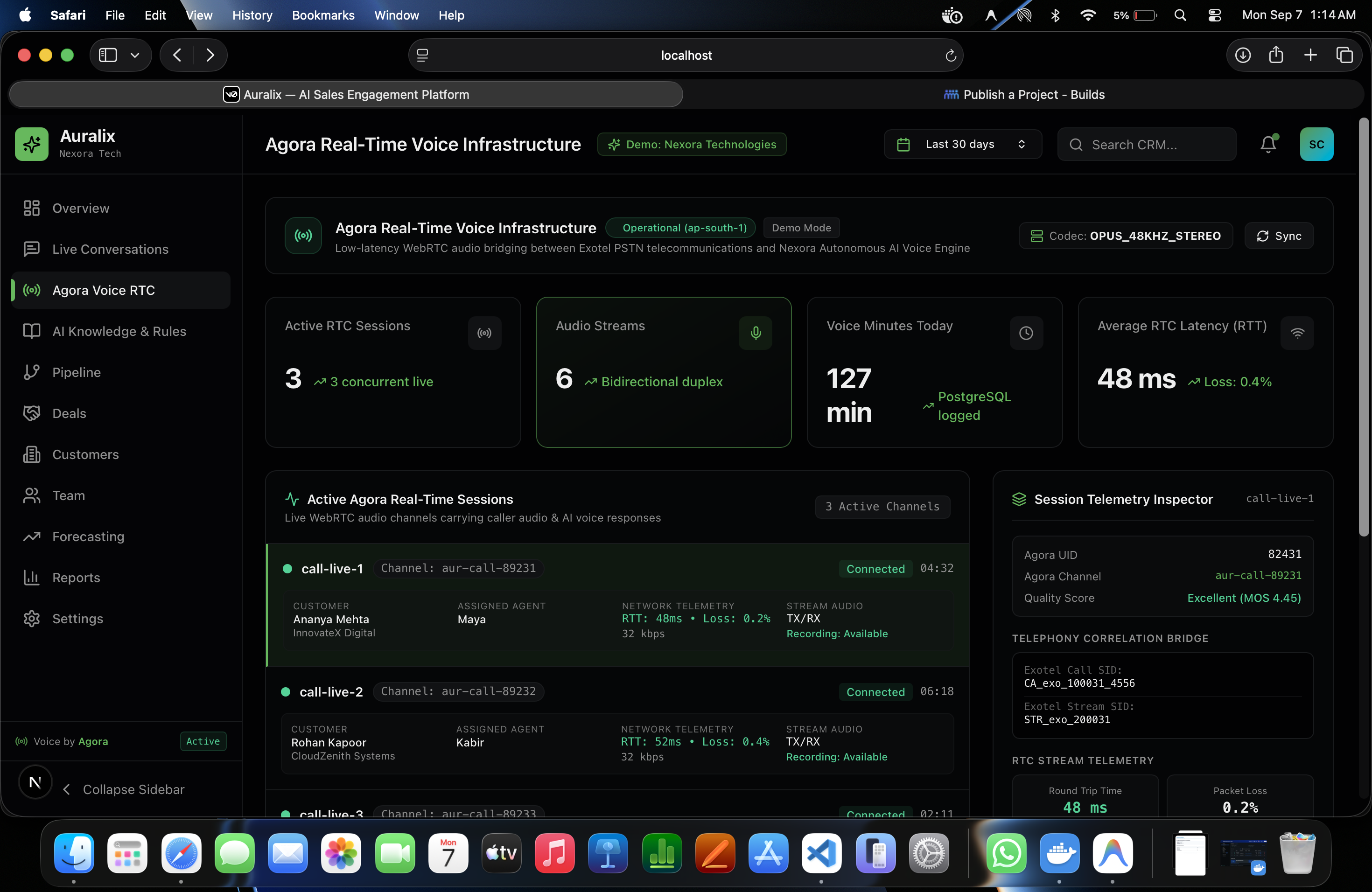 Auralix — AI-Powered Voice Sales & Customer Engagement Platform