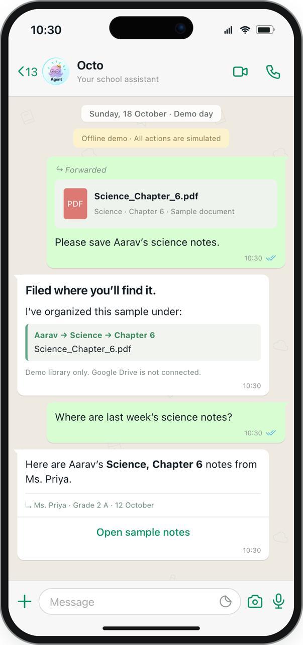 Octo: The Intelligence Layer for Your School and University Communities