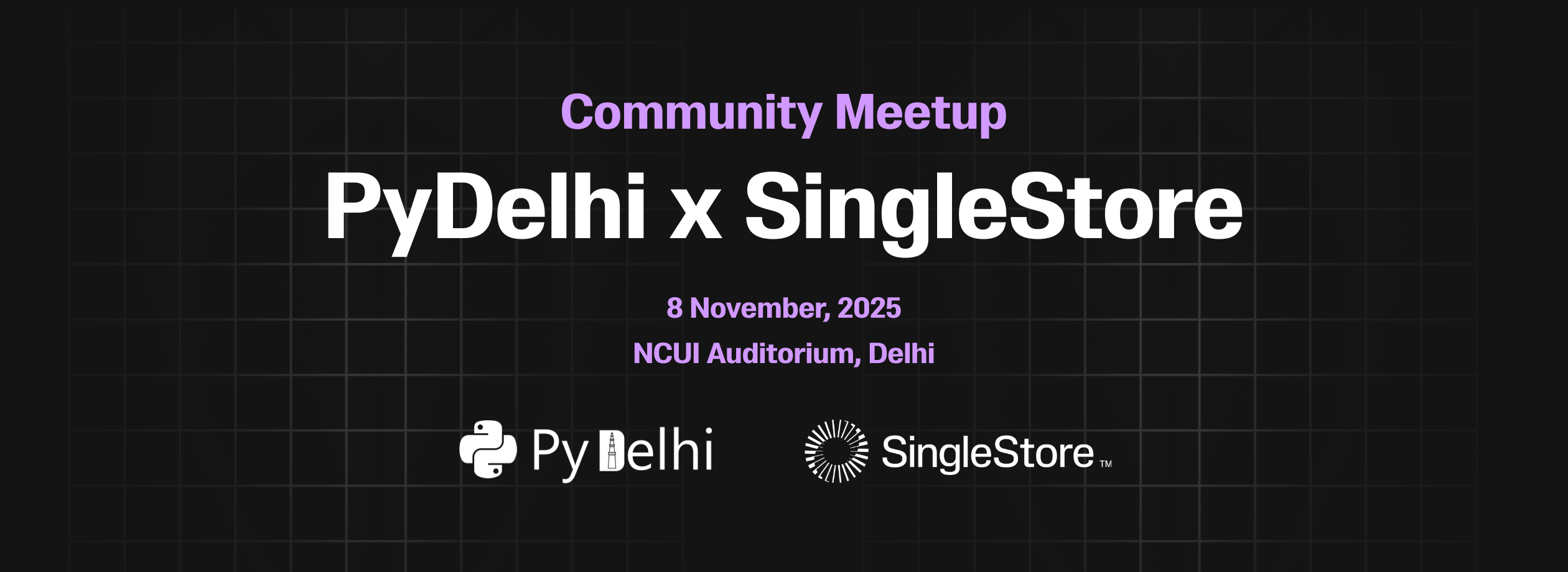 SingleStore x PyDelhi Meetup