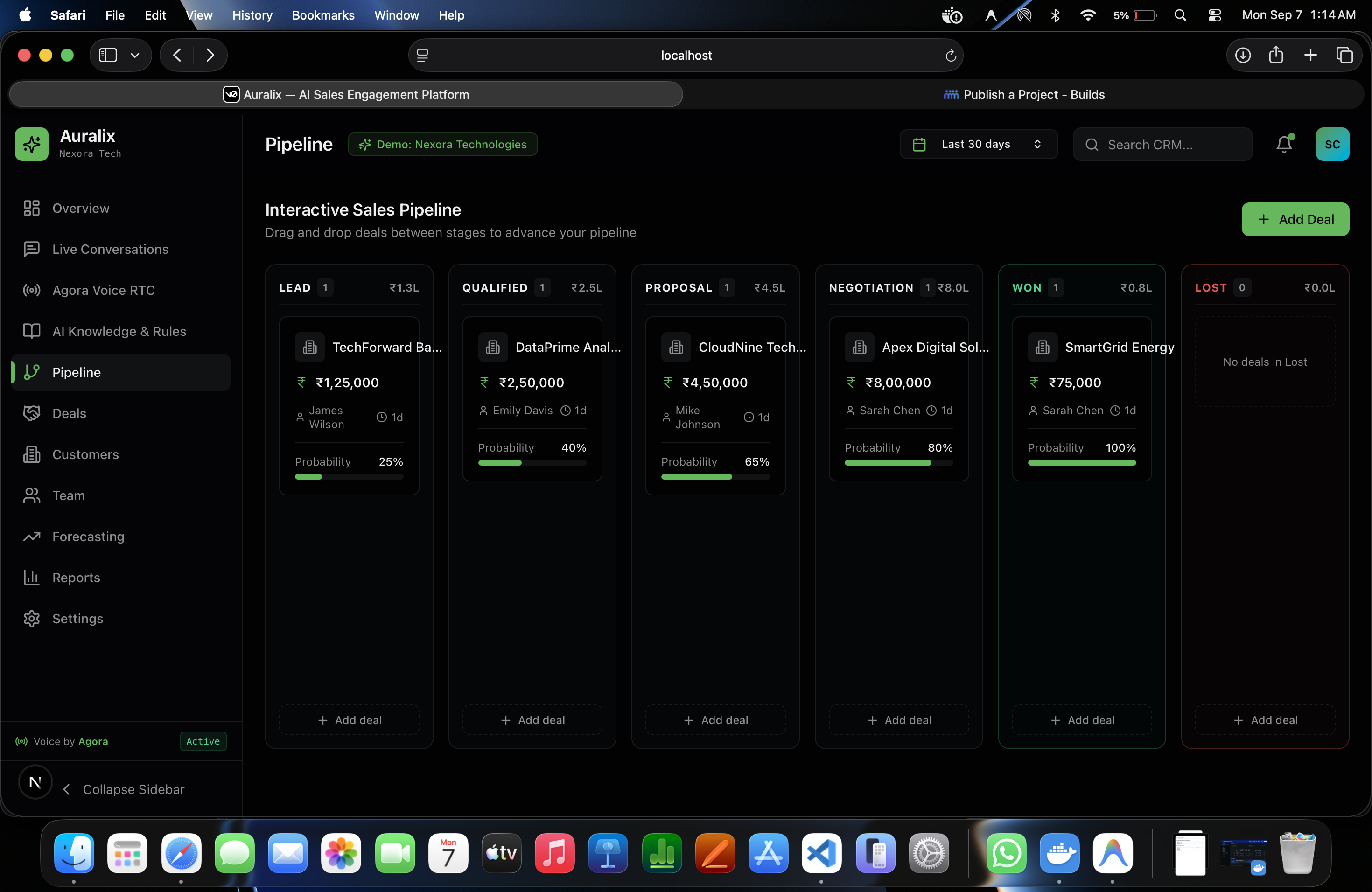 Auralix — AI-Powered Voice Sales & Customer Engagement Platform