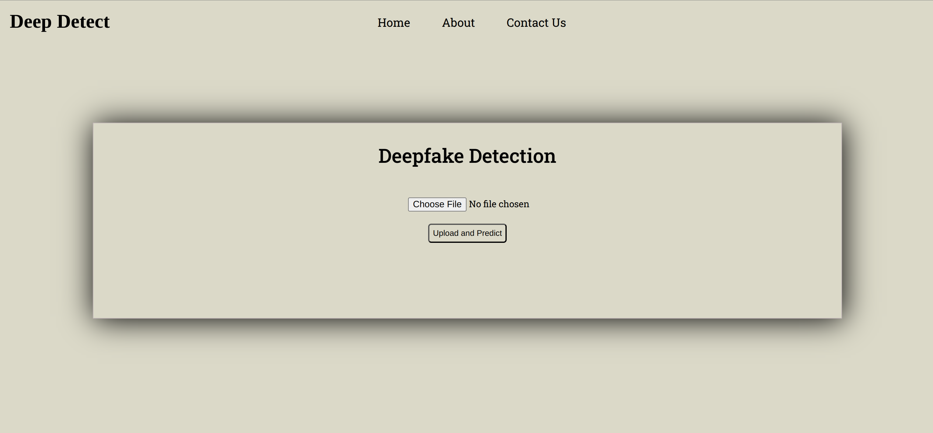 Deepfake Detection Deepfake Detection