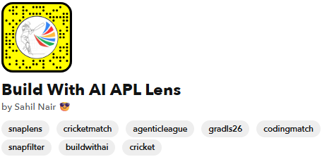 Build With AI Agentic Premier League Snapchat Filter Build With AI Agentic Premier League Snapchat Filter