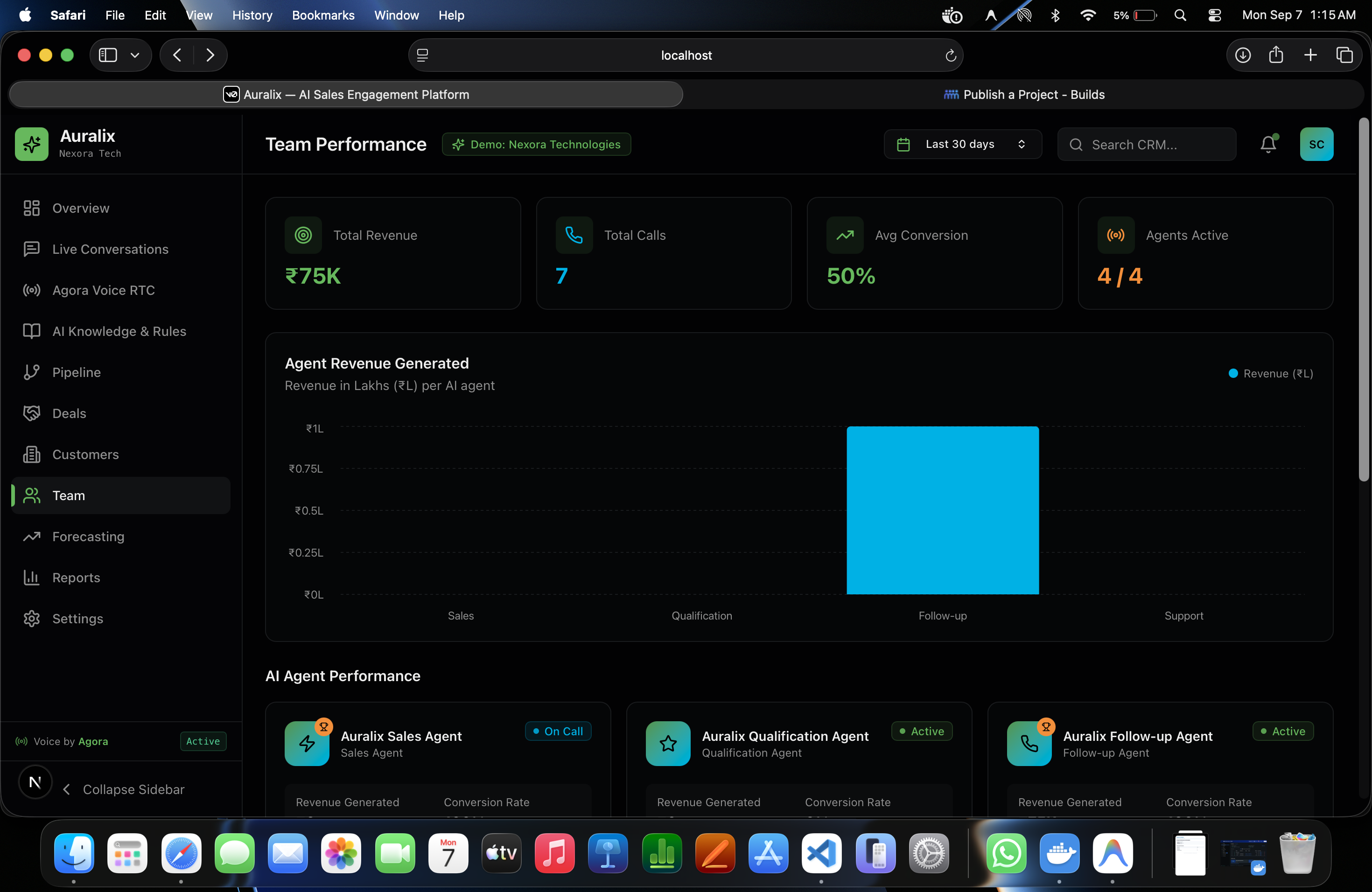 Auralix — AI-Powered Voice Sales & Customer Engagement Platform