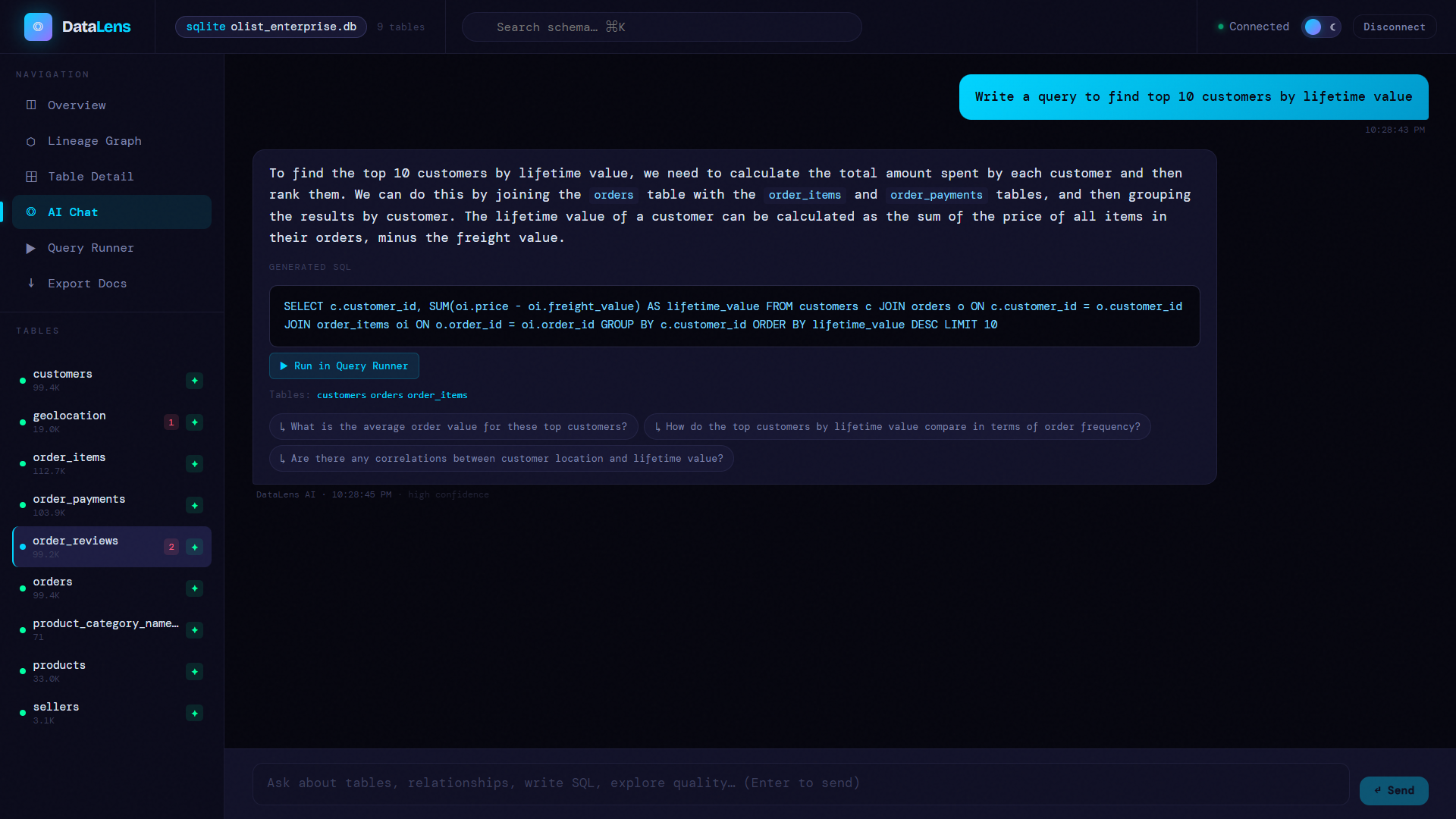 DataLens — Intelligent Data Dictionary Agent