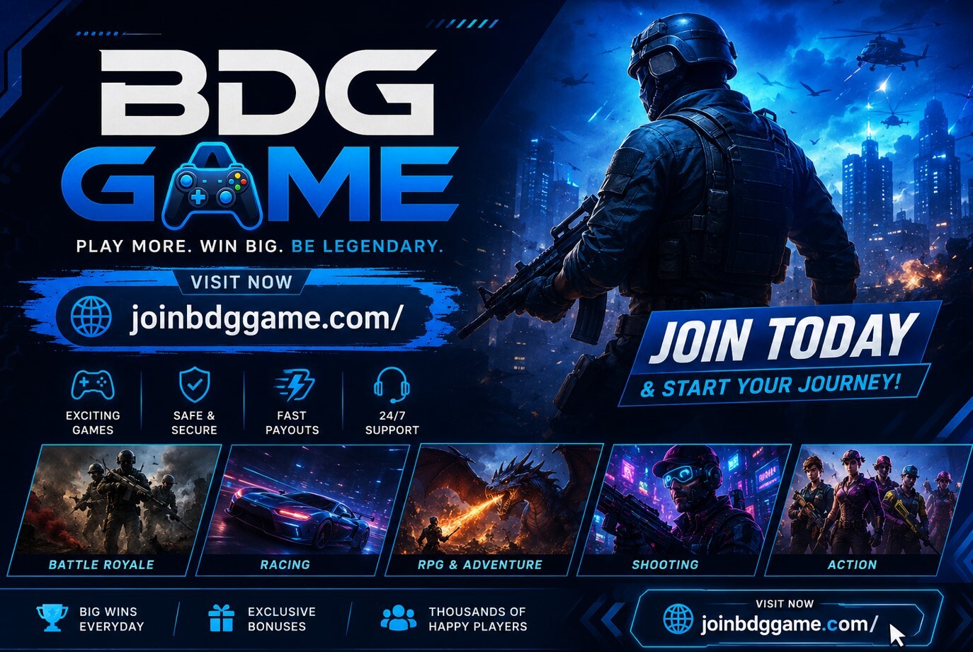 BDG Gaming Platform Offers Smooth Performance, Exciting Features, and an Amazing User Experience