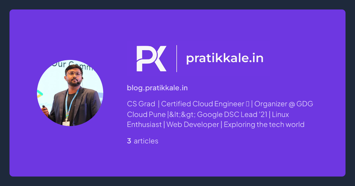 Pratik Kale | pratikkale.in