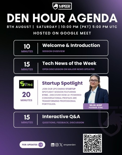 Den Hour Ep.5 : Tech News & Tech News & Startup Spotlight ft. Sync Den Hour Ep.5 : Tech News & Tech News & Startup Spotlight ft. Sync