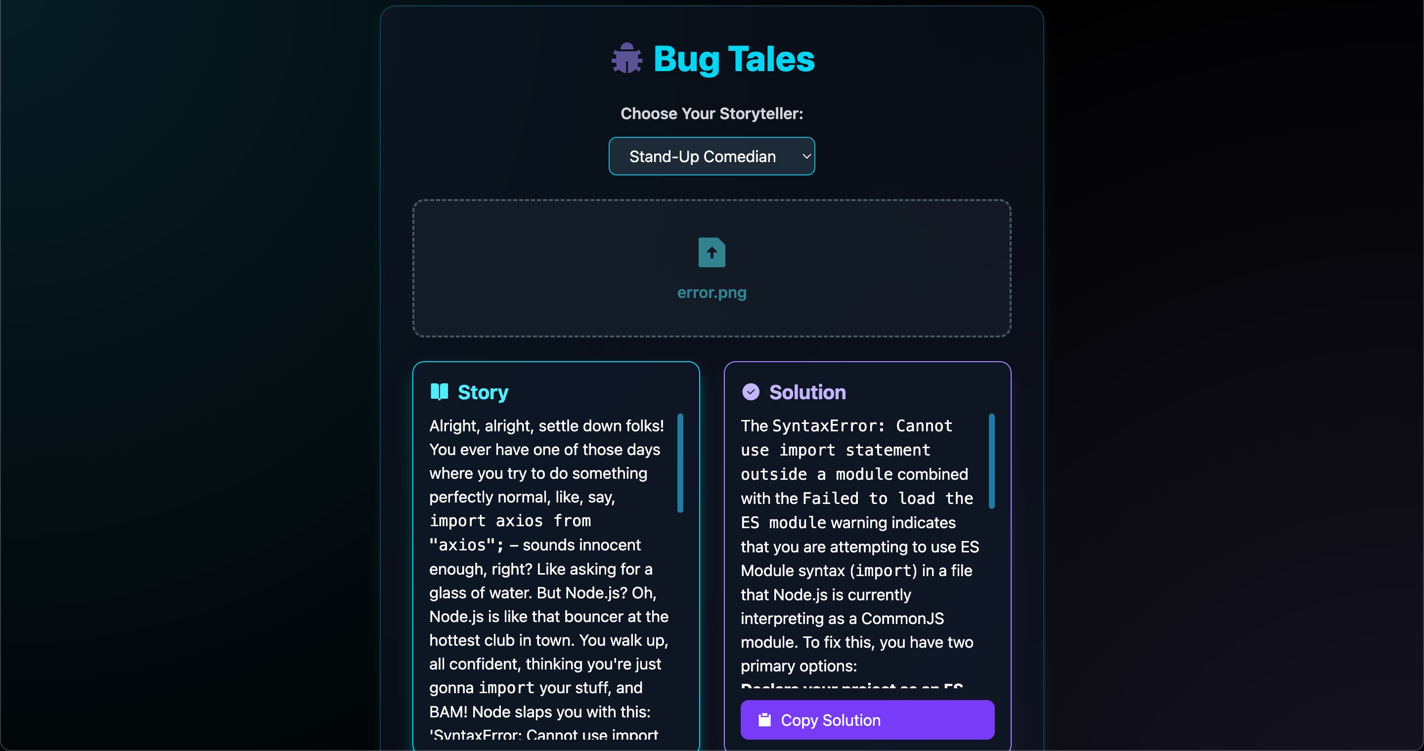 Bug tales