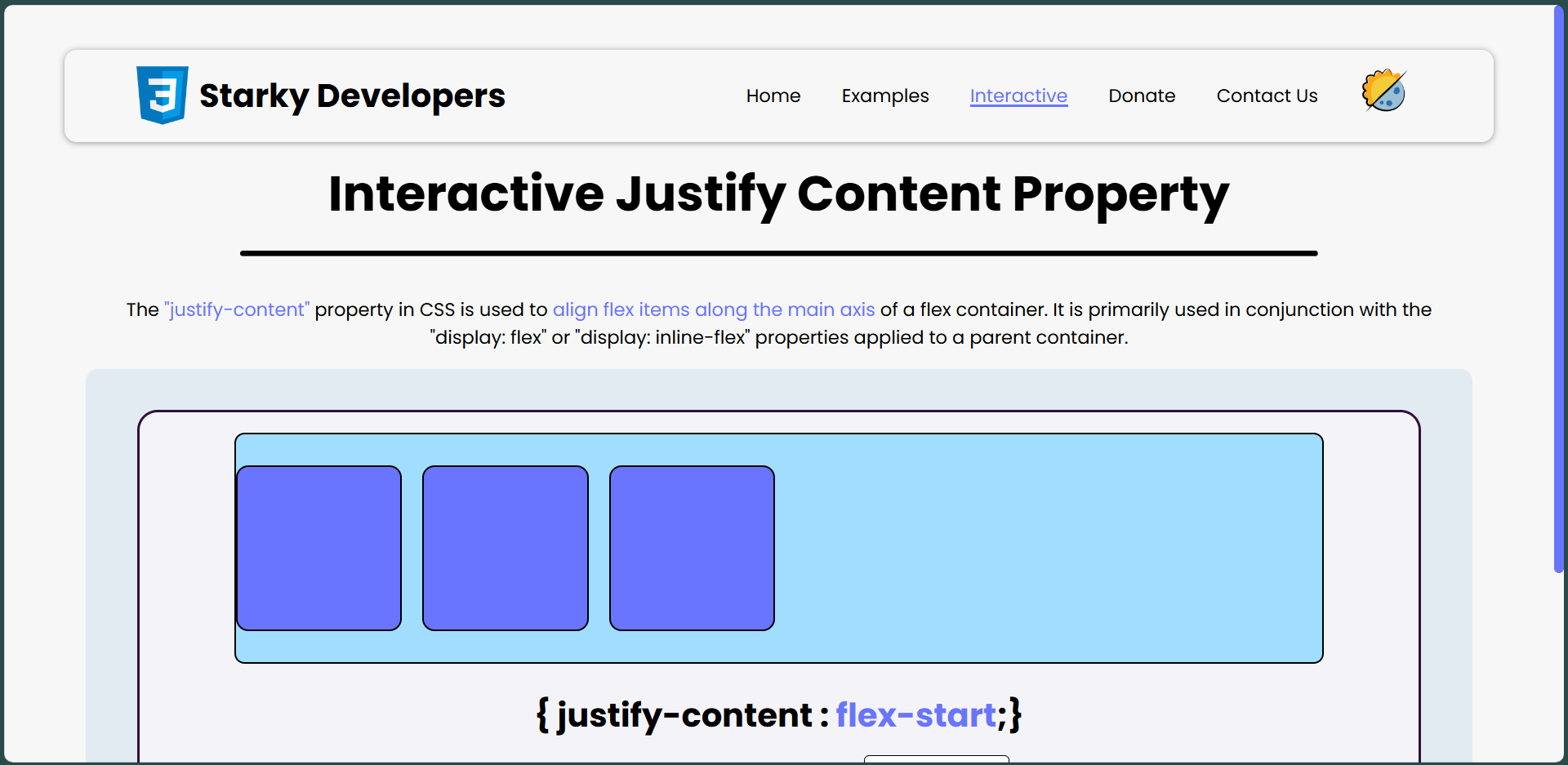 Interactive CSS Blog