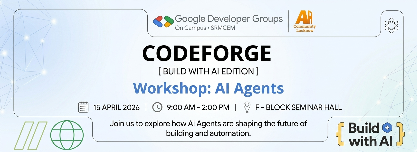 CodeForge: Build with AI (SRMCEM)