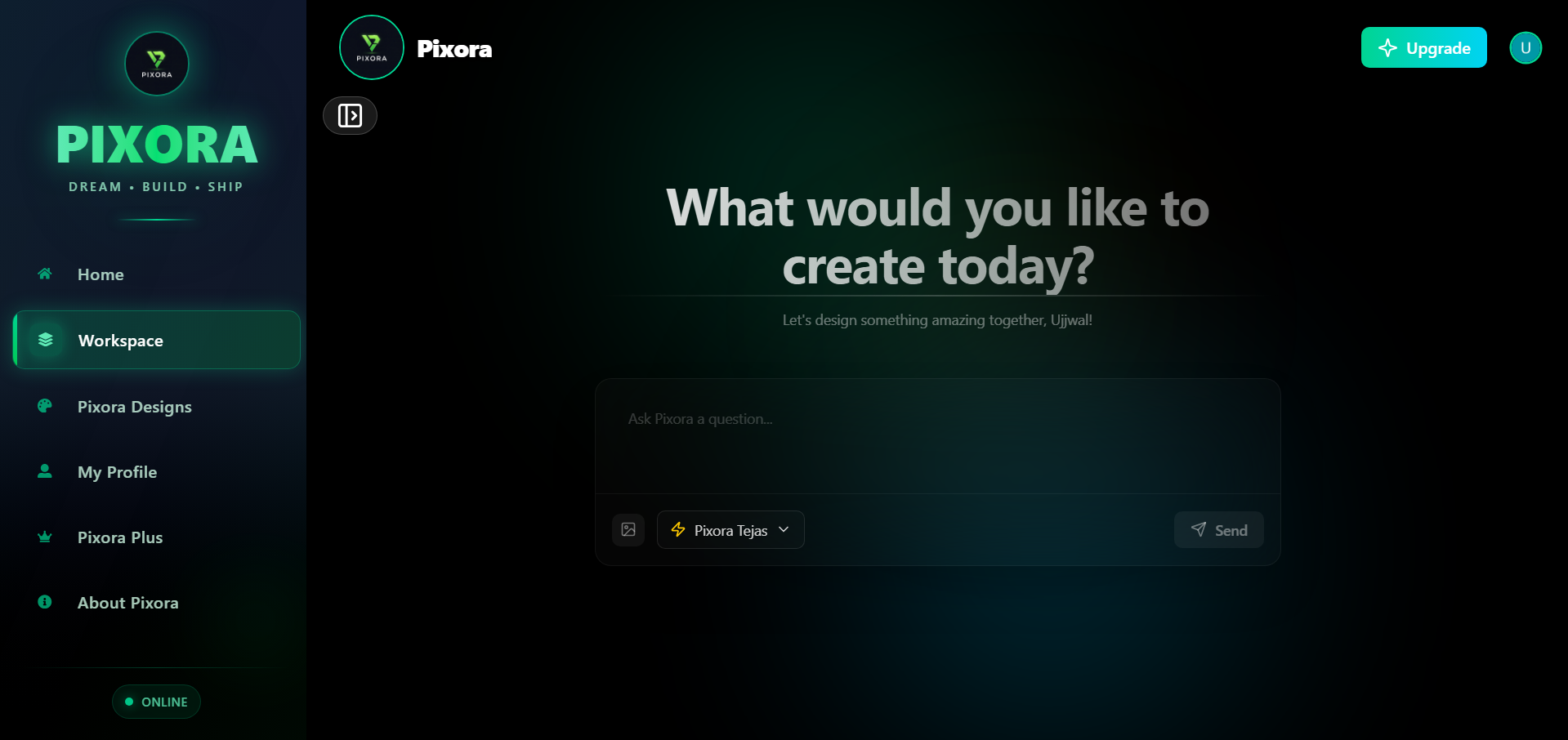 Pixora - India's First Full vibe coding platform