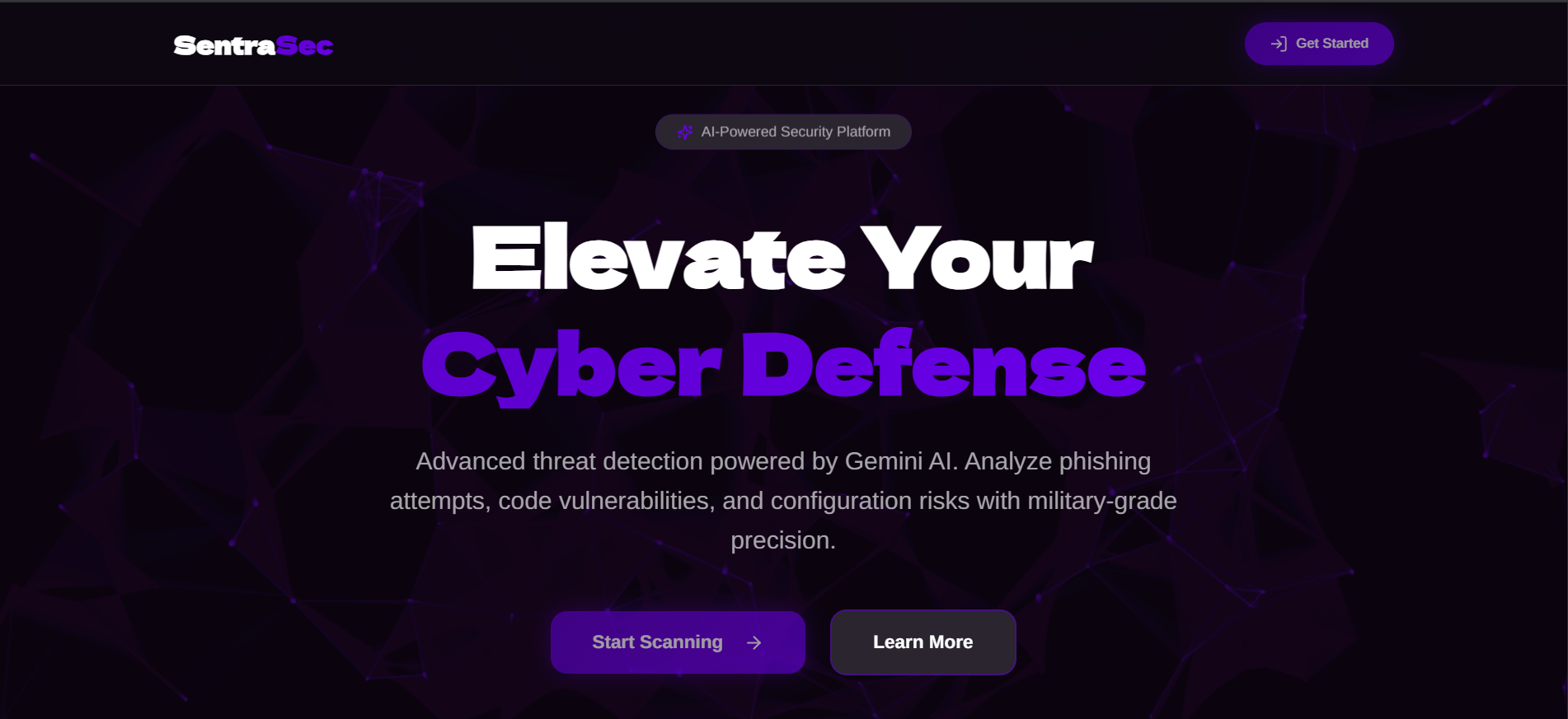 SentraSec - Intelligence Meets Security
