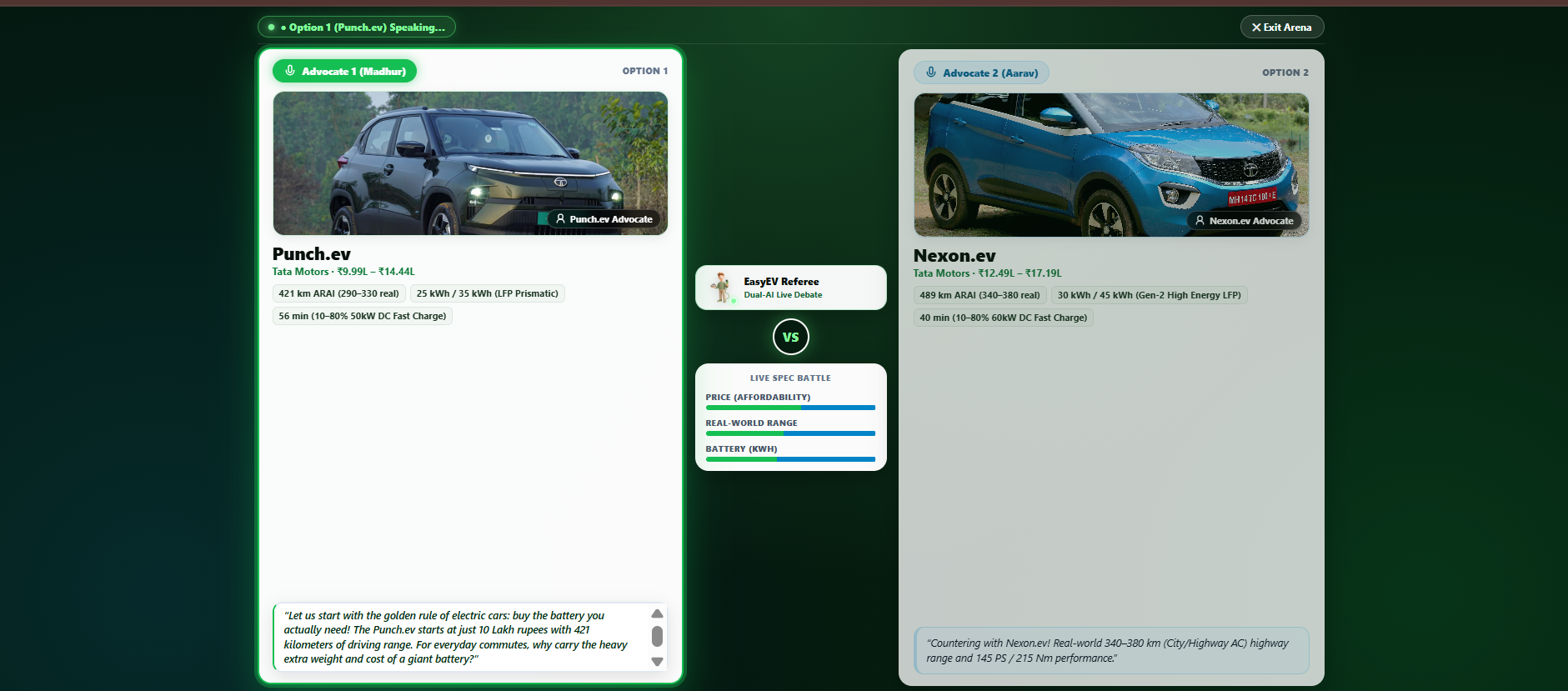 EasyEV AI : A Voice-First EV Buying Assistant EasyEV AI : A Voice-First EV Buying Assistant