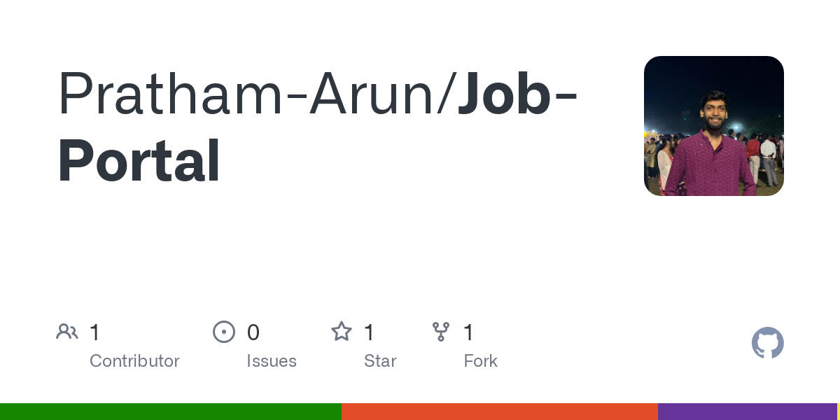 GitHub - Pratham-Arun/Job-Portal
