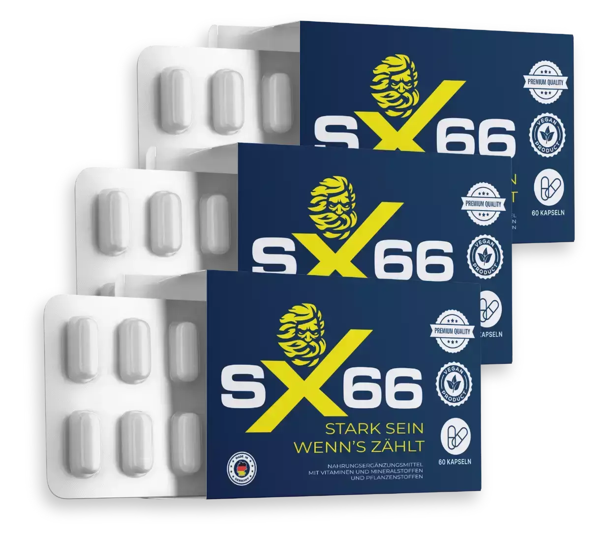SX66 Capsules France : Le complément n°1 pour la vitalité masculine
