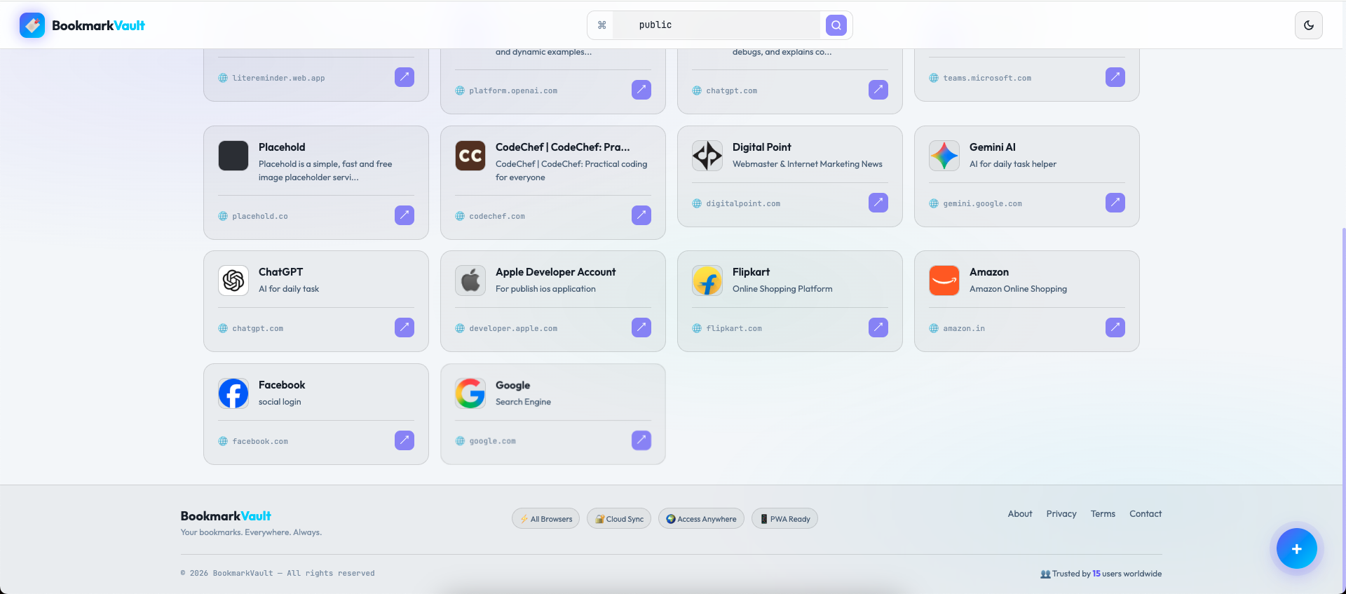 My Bookmark – Save, Organize & Manage Your Bookmarks Online