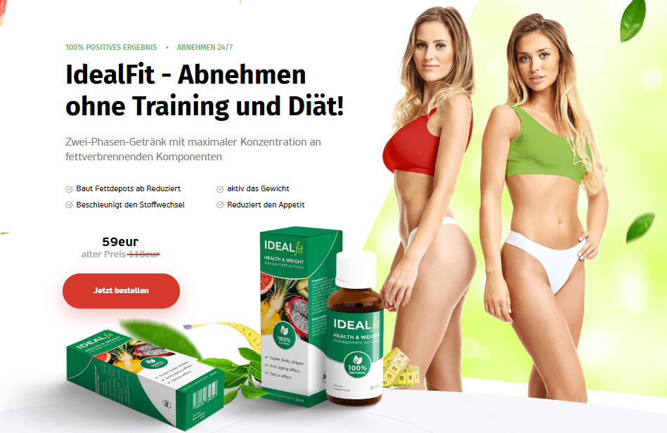 IdealFit Germany Rezensionen: Führt es wirklich zu schnellen Gewichtsverlusten? IdealFit Germany Rezensionen: Führt es wirklich zu schnellen Gewichtsverlusten?