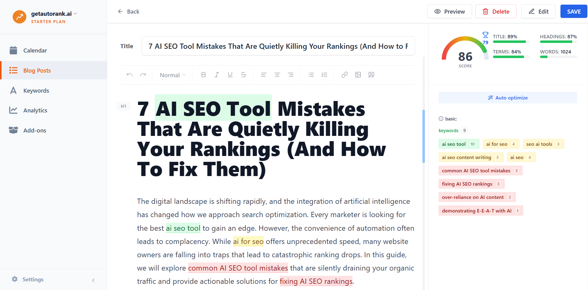 Autorank - Automated AI SEO Autorank - Automated AI SEO