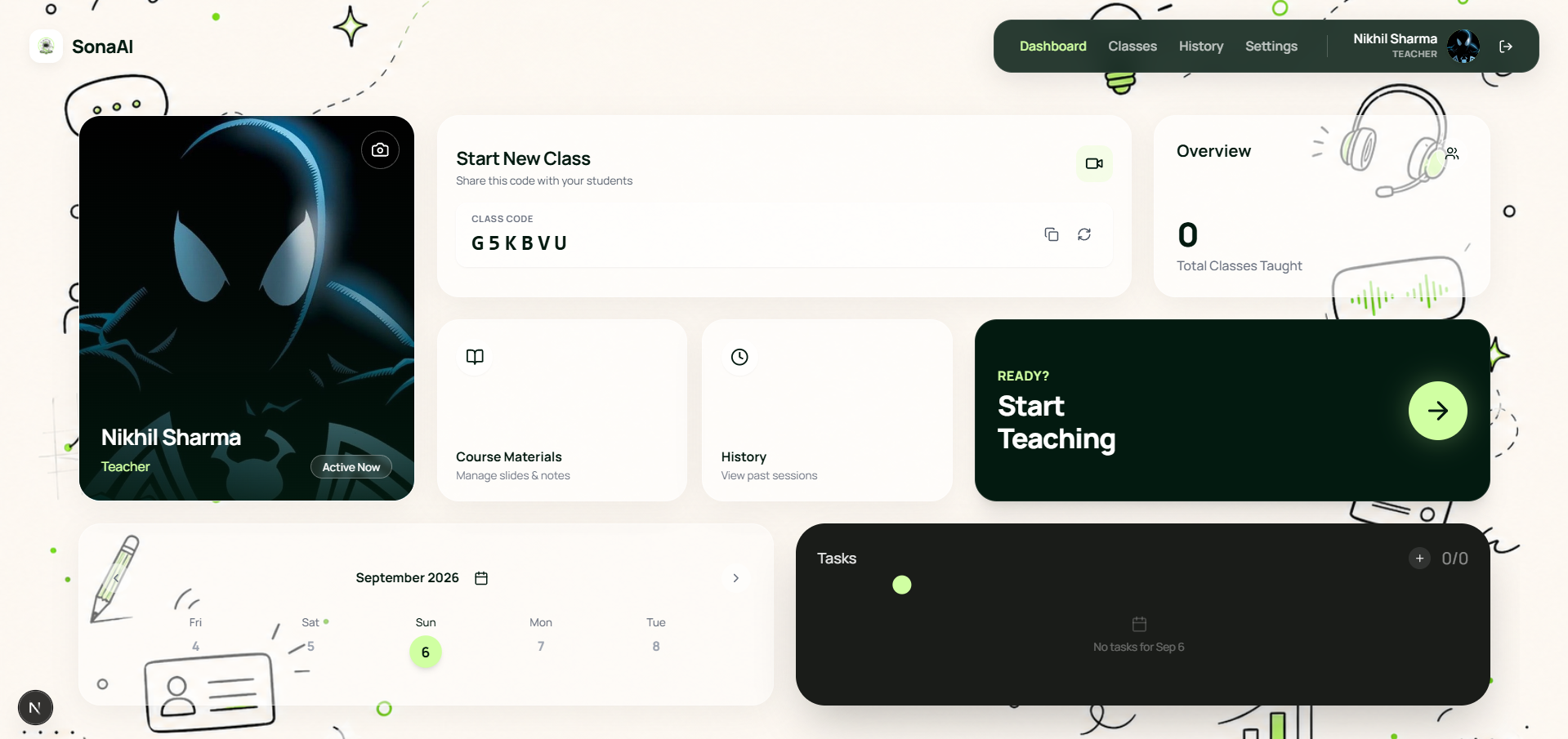 SonaAI: The AI Co-Teacher That Knows When to Speak SonaAI: The AI Co-Teacher That Knows When to Speak