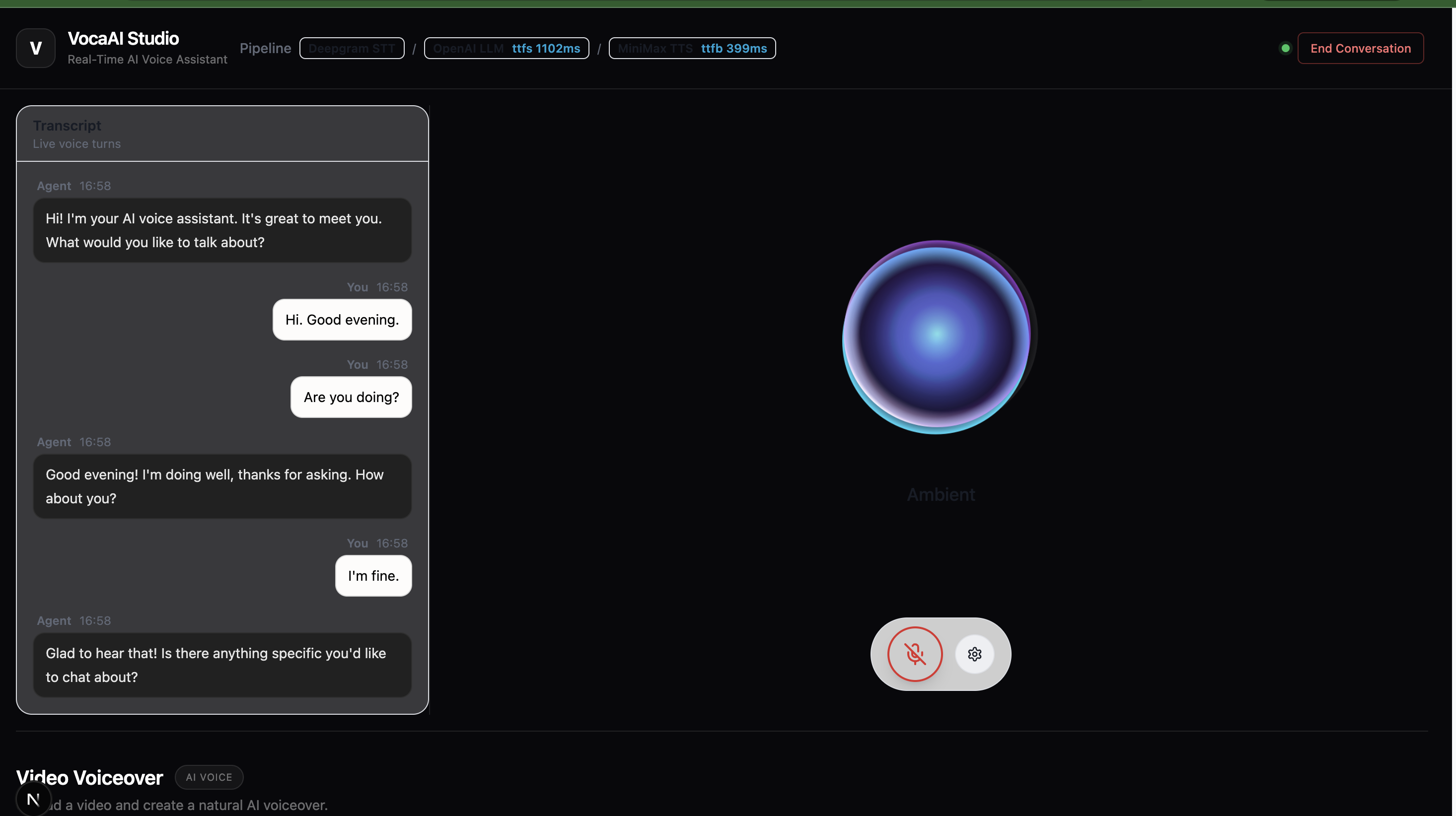 Vocal AI Studio Vocal AI Studio