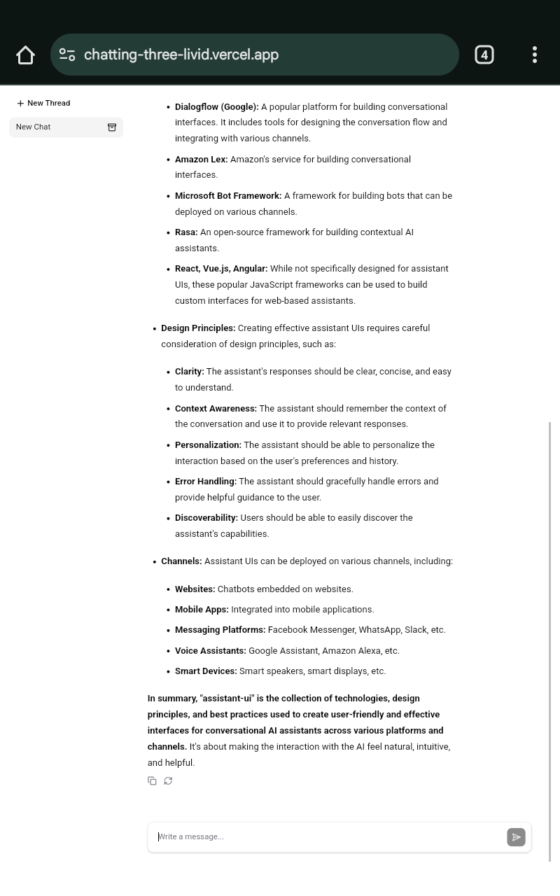 Assistant AI 