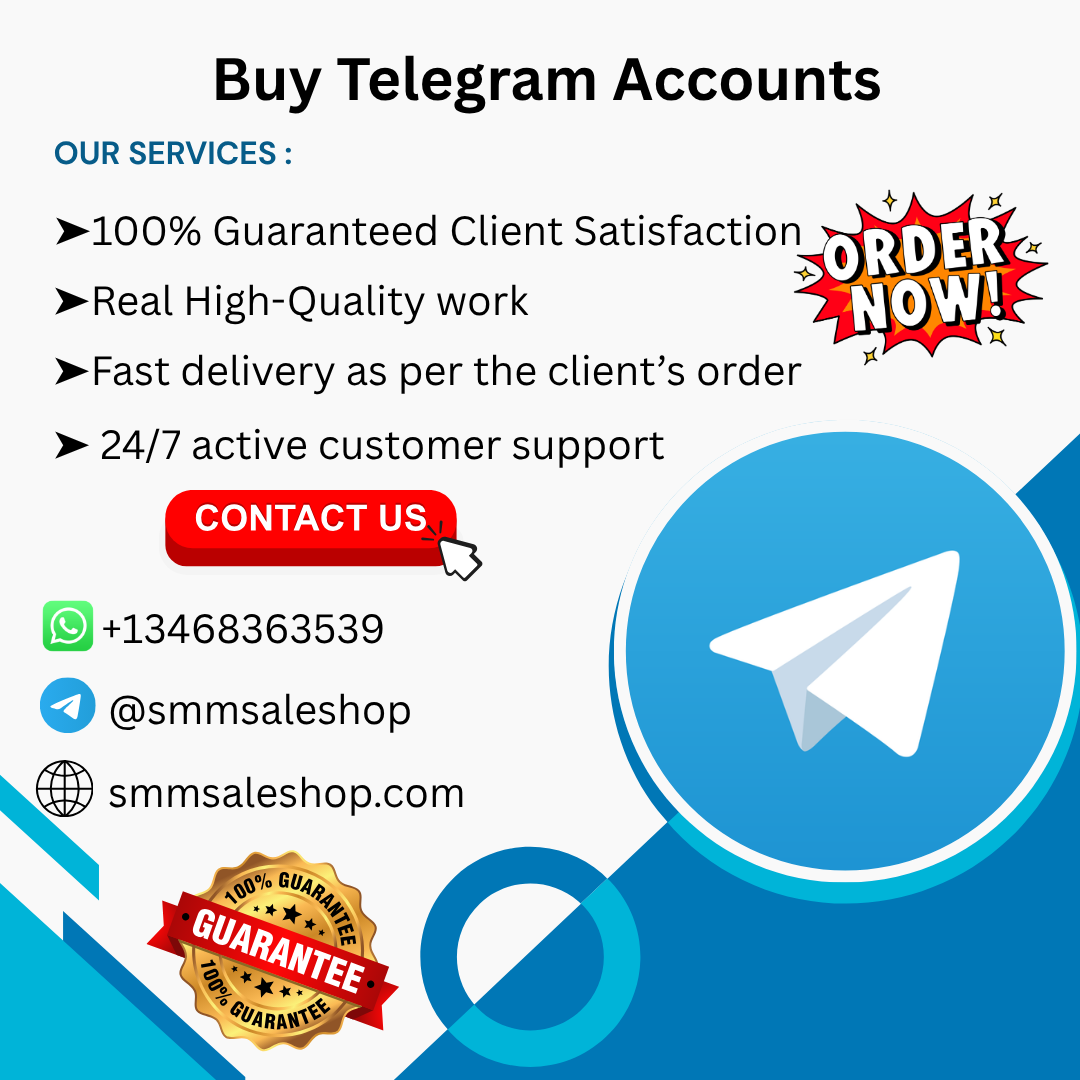 Buy Telegram Accounts Buy Telegram Accounts