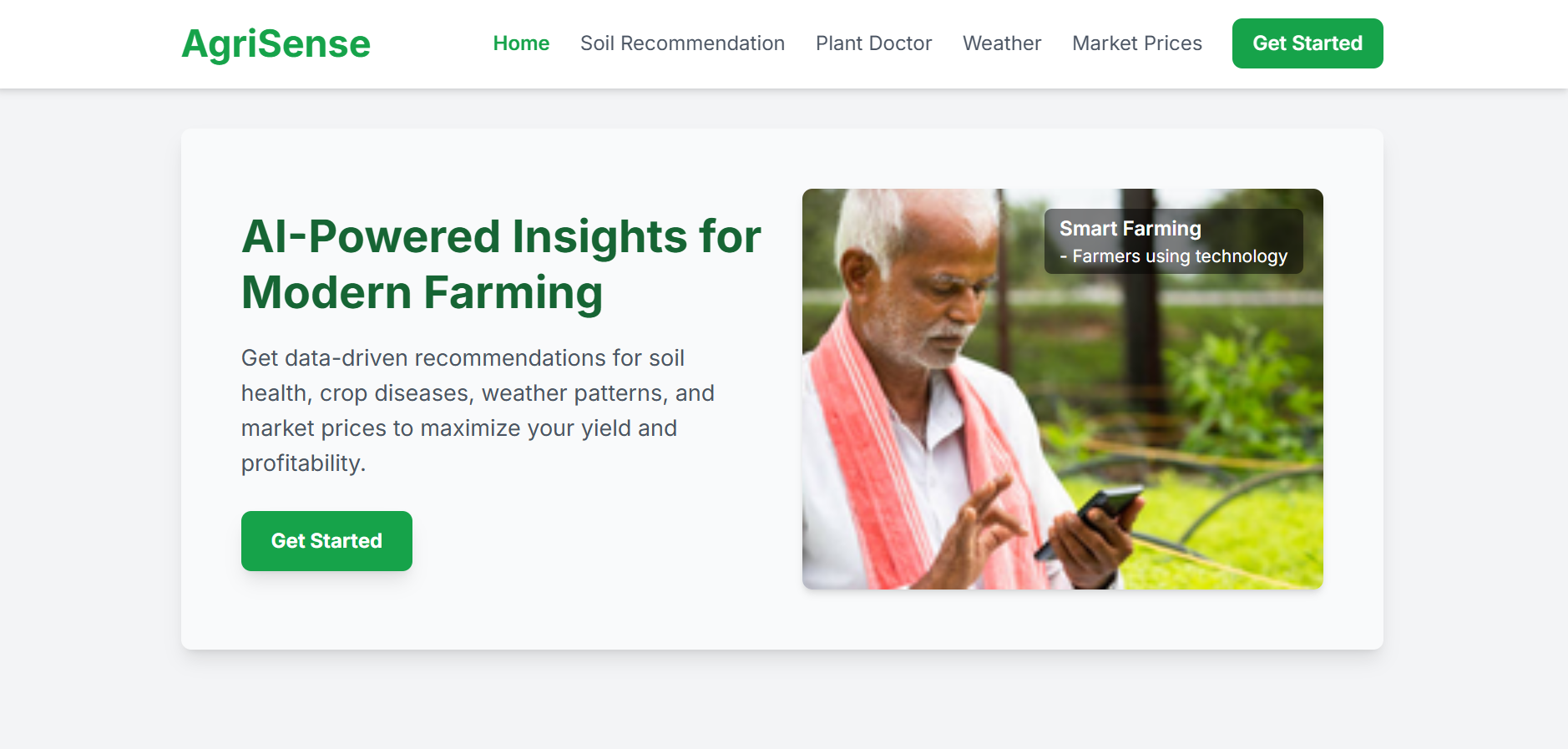  AgriSense – The Kisan Mitra (Farmer Friend)