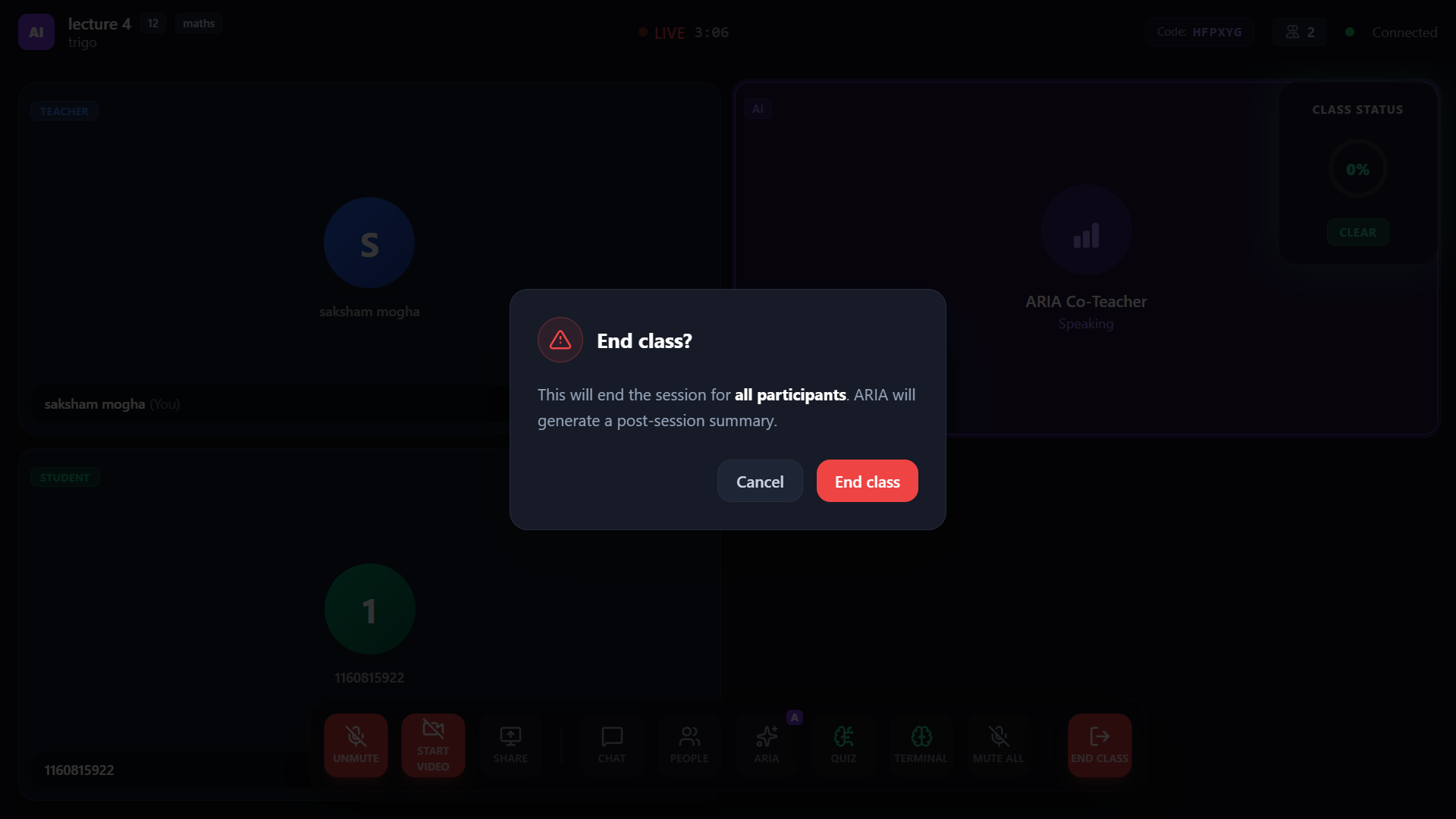 ARIA - Adaptive Real Time Instructional AI ARIA - Adaptive Real Time Instructional AI