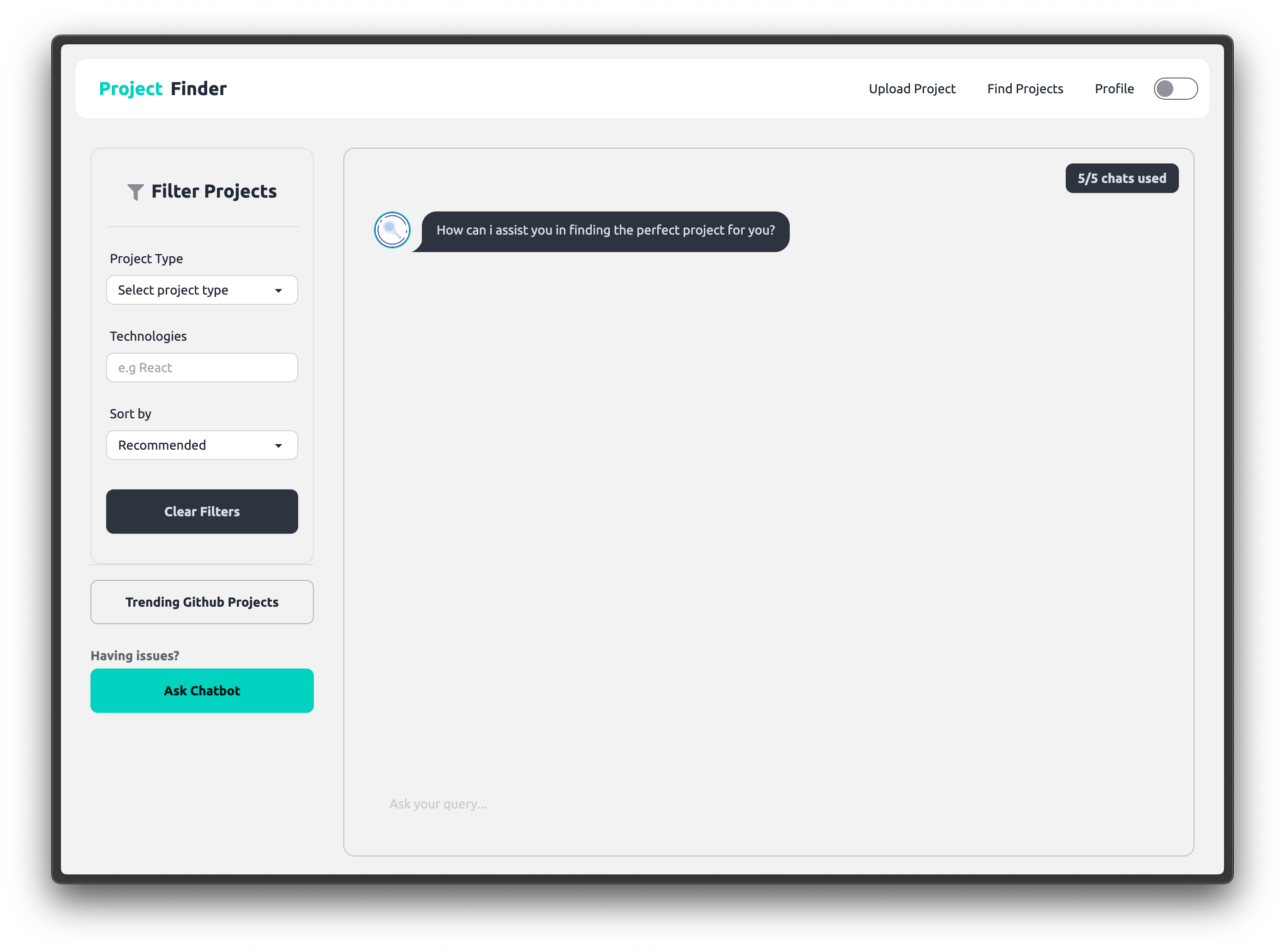 Project Finder