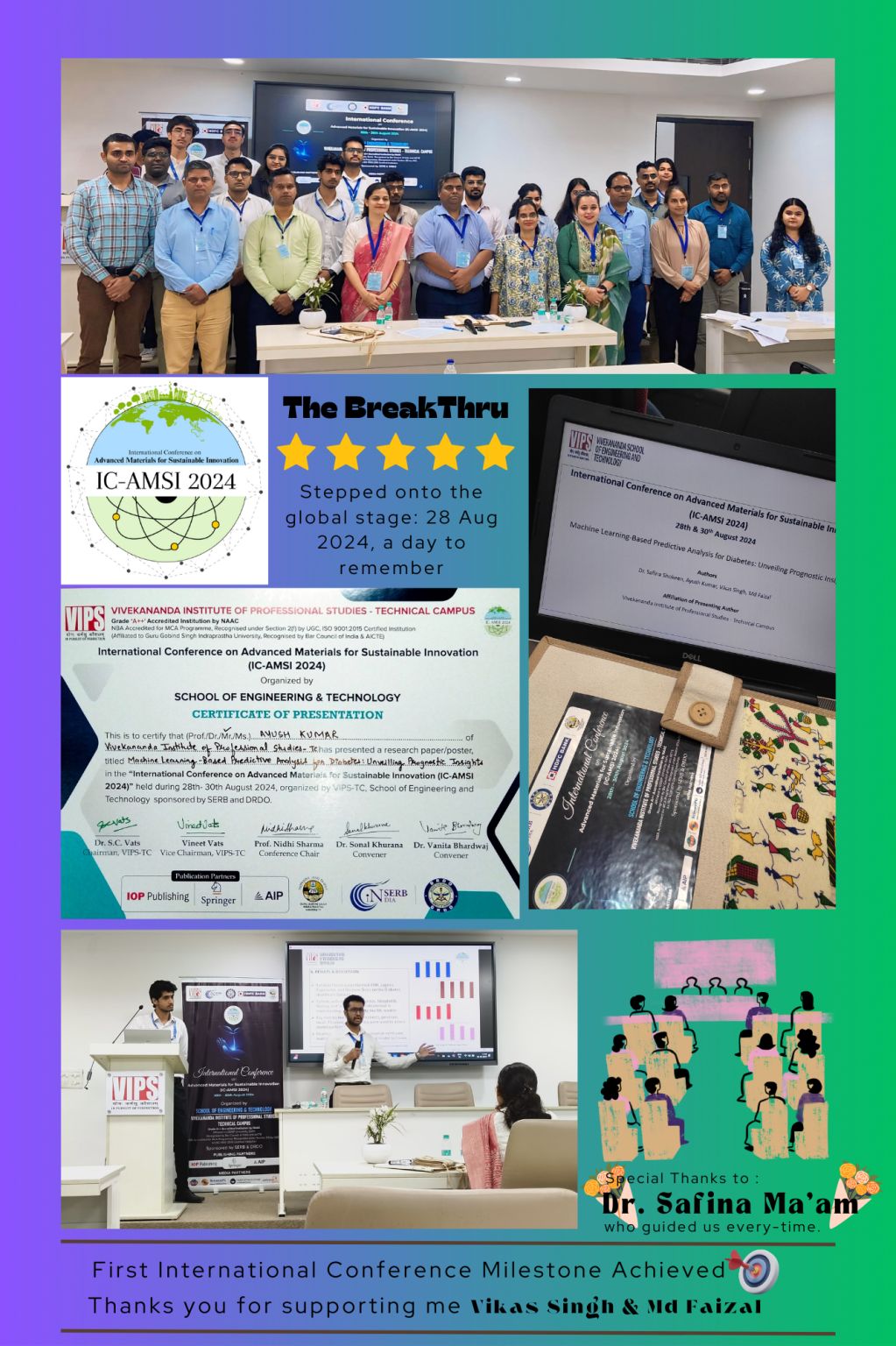 AYUSH KUMAR on LinkedIn: #icamsi2024 #machinelearning #predictiveanalysis #diabetesresearch…
