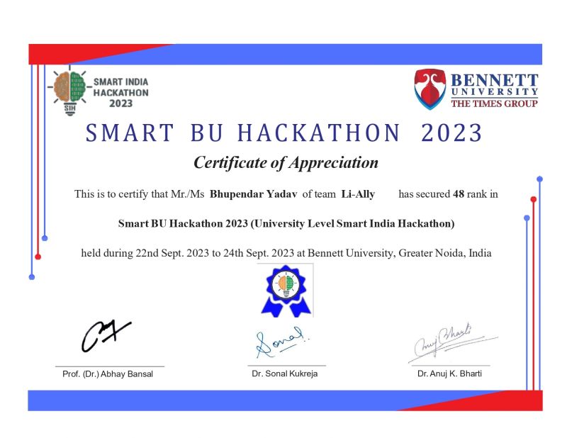Bhupendar Yadav on LinkedIn: #helloconnections #smartindiahackathon2023 #smartindiahackathon #hackathon…