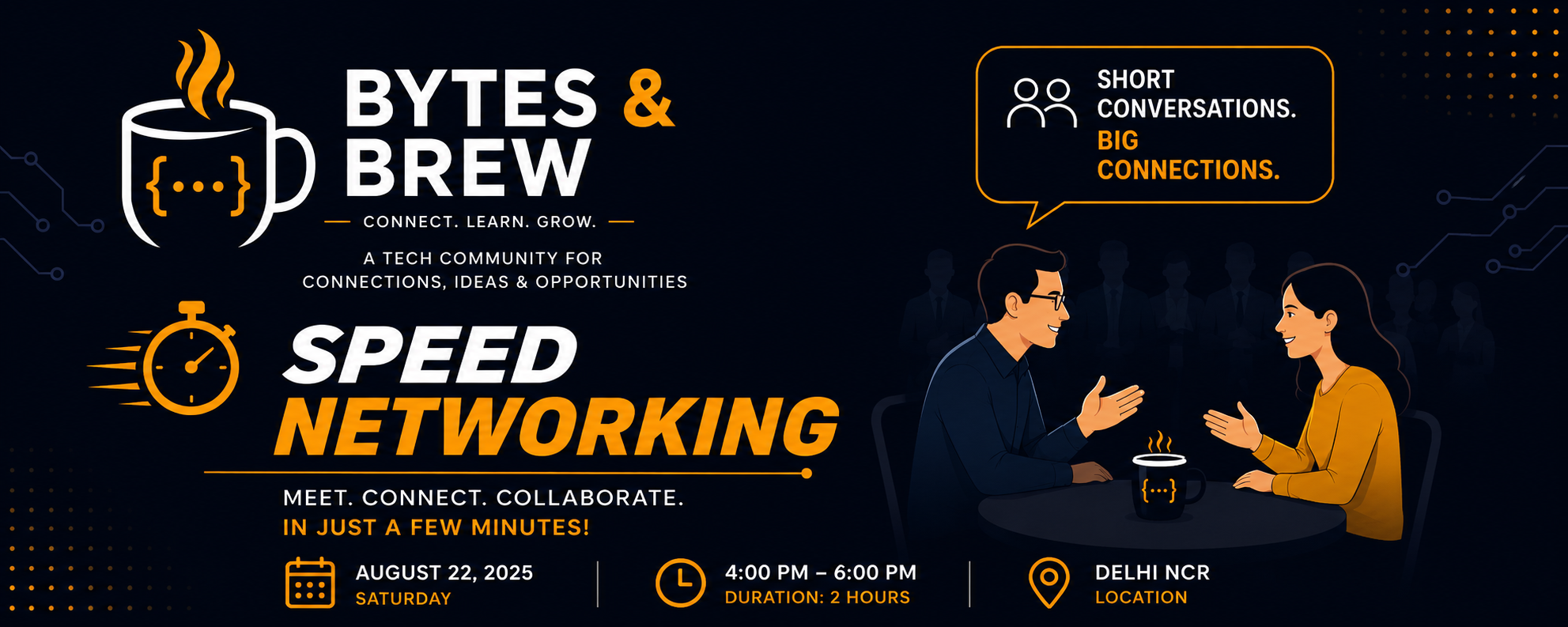 The First Brew: Speed Networking The First Brew: Speed Networking