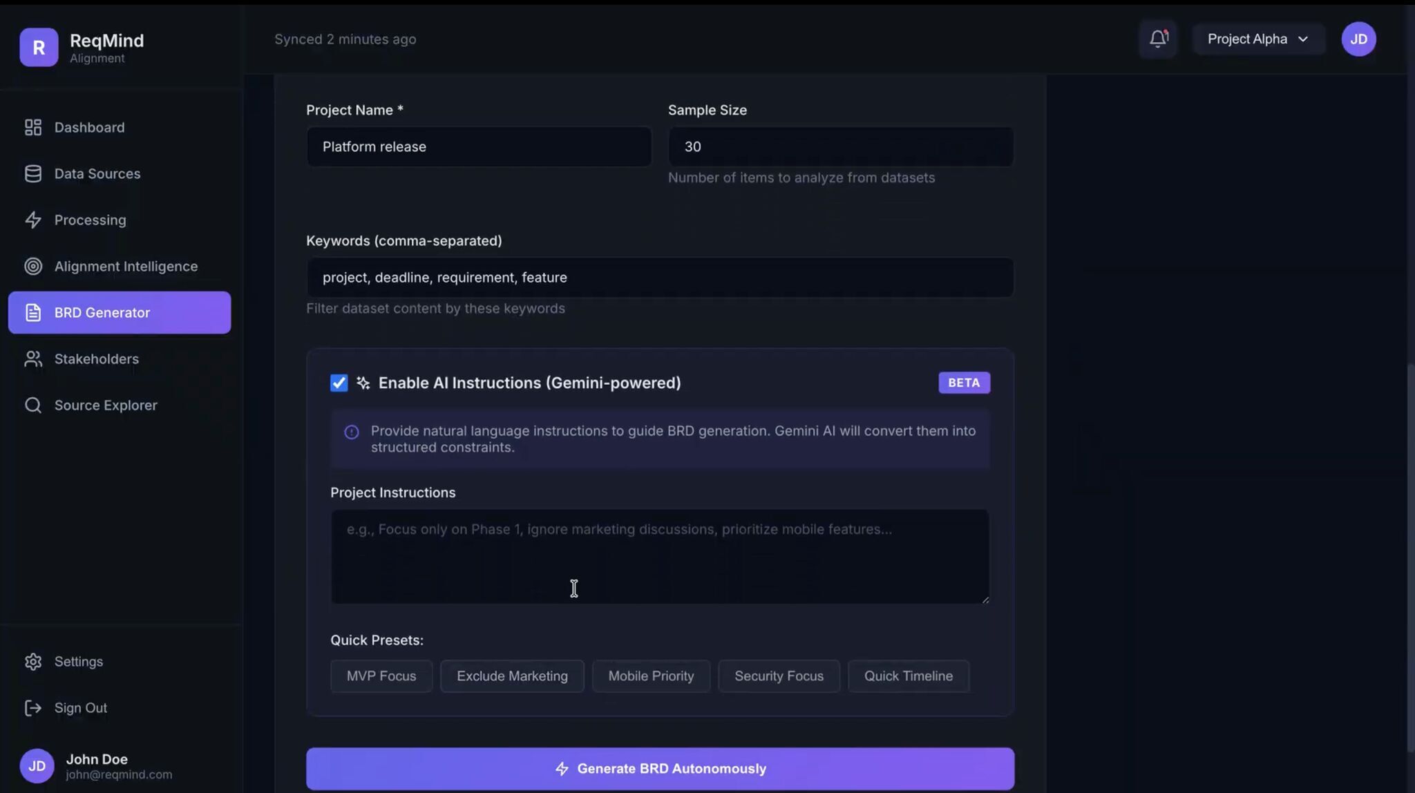 Reqmind AI Reqmind AI