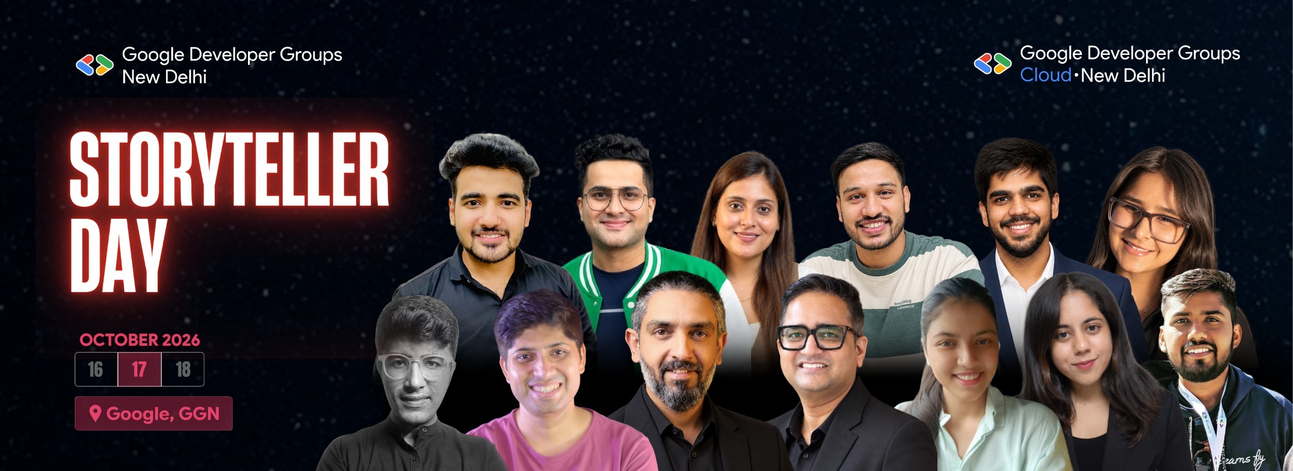 DevFest New Delhi 2026 - Storyteller Day DevFest New Delhi 2026 - Storyteller Day