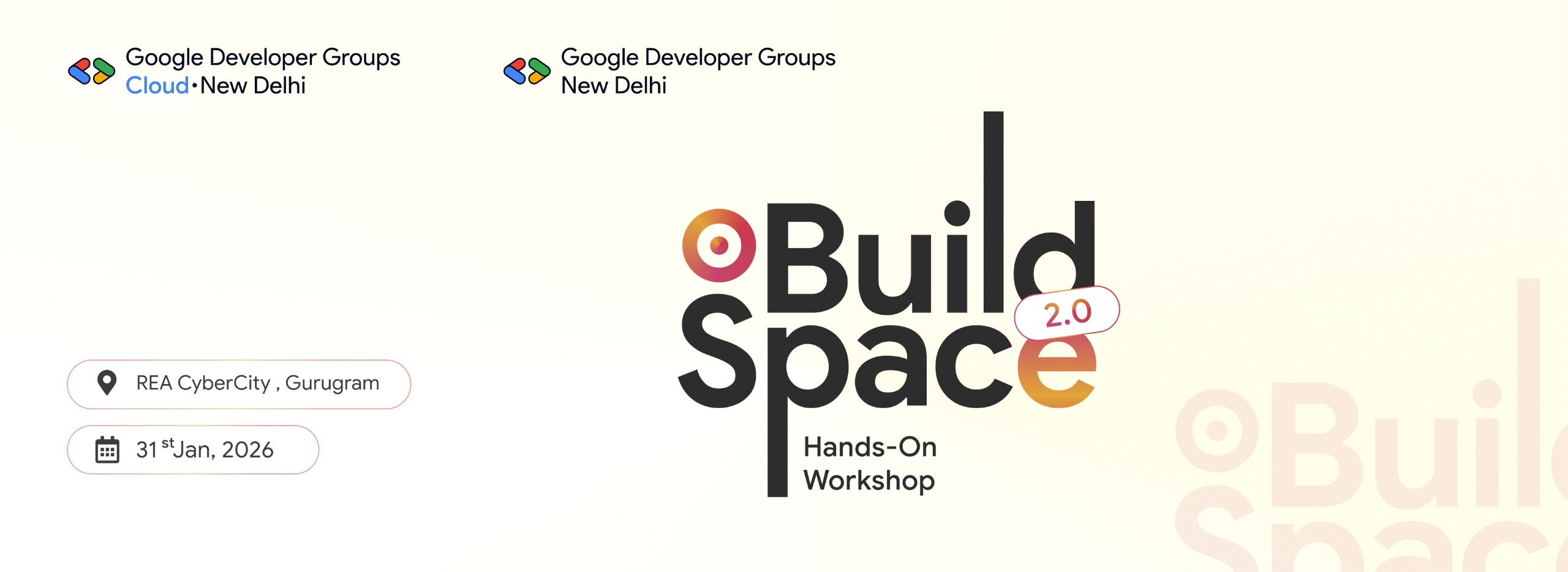 Build Space 2.0: Hands on Workshop