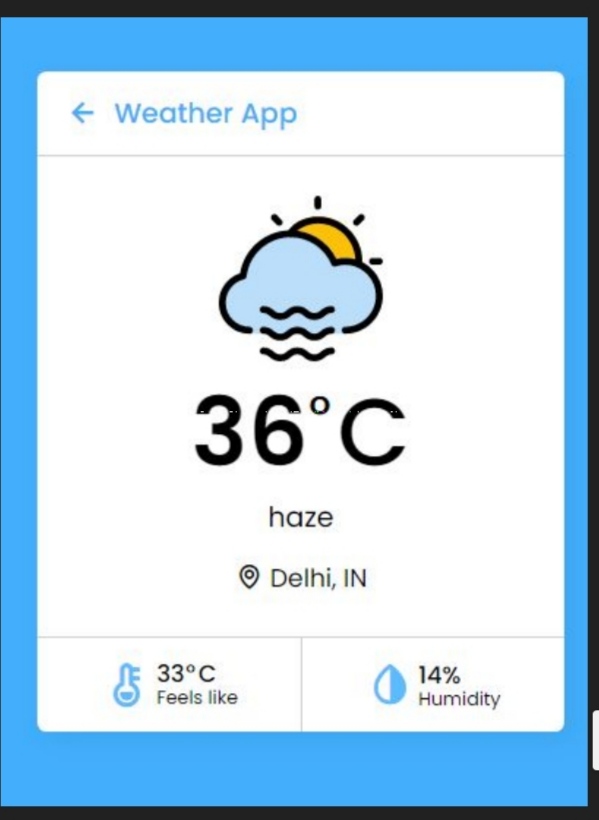 Weather app