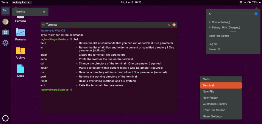 Building the Portfolio: WebOS Building the Portfolio: WebOS